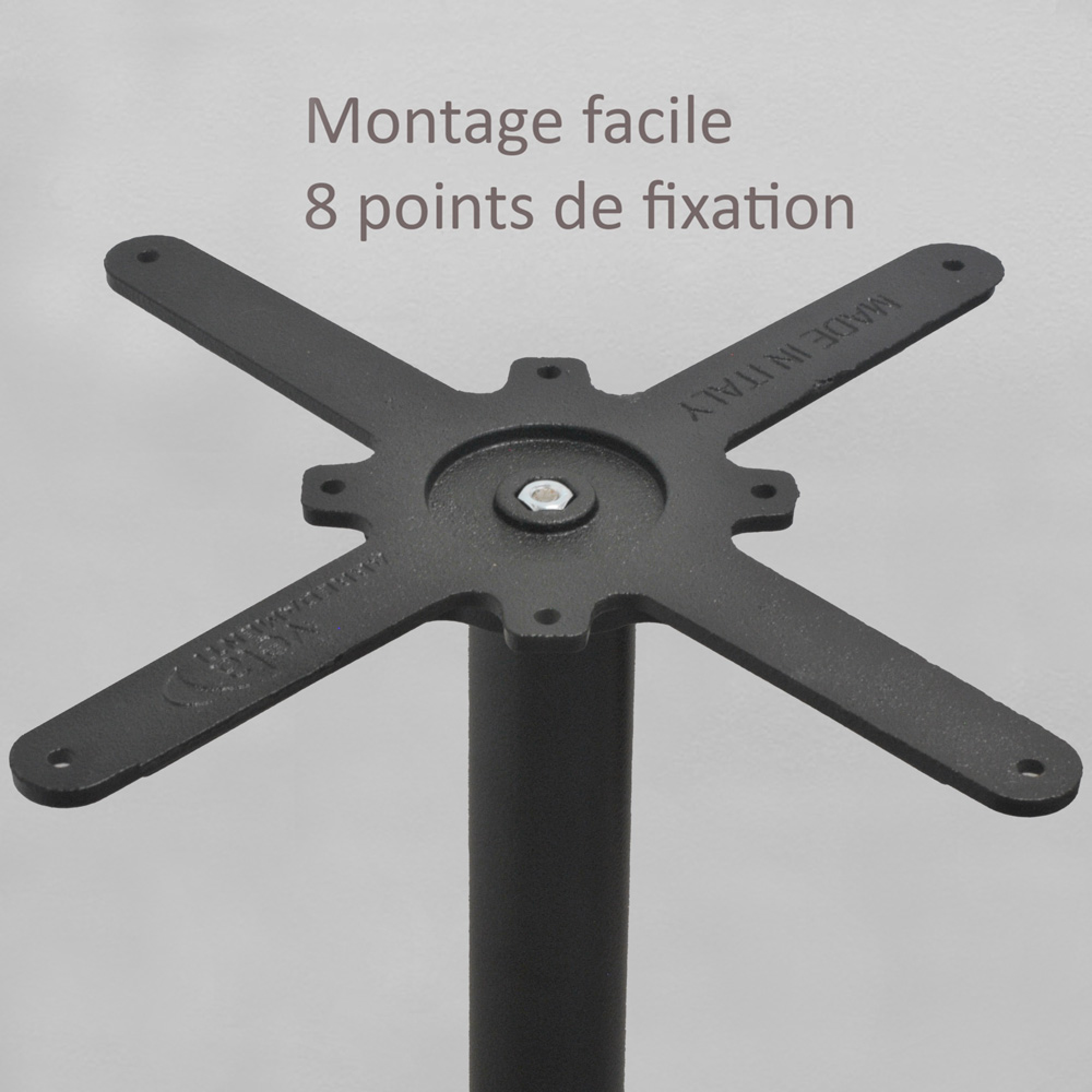 Piétement pour mange-debout h110cm modèle Dina noir