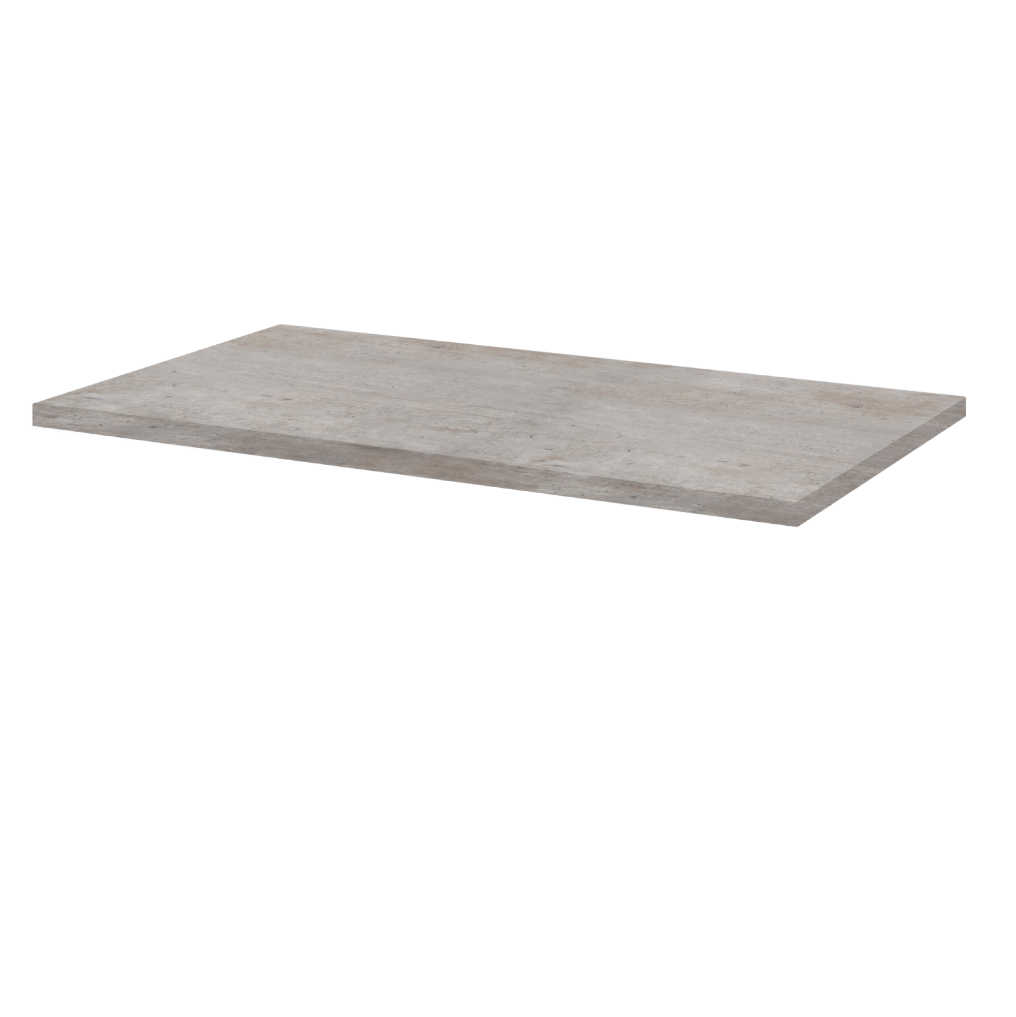 Plateau 160x80 decor beton naturel