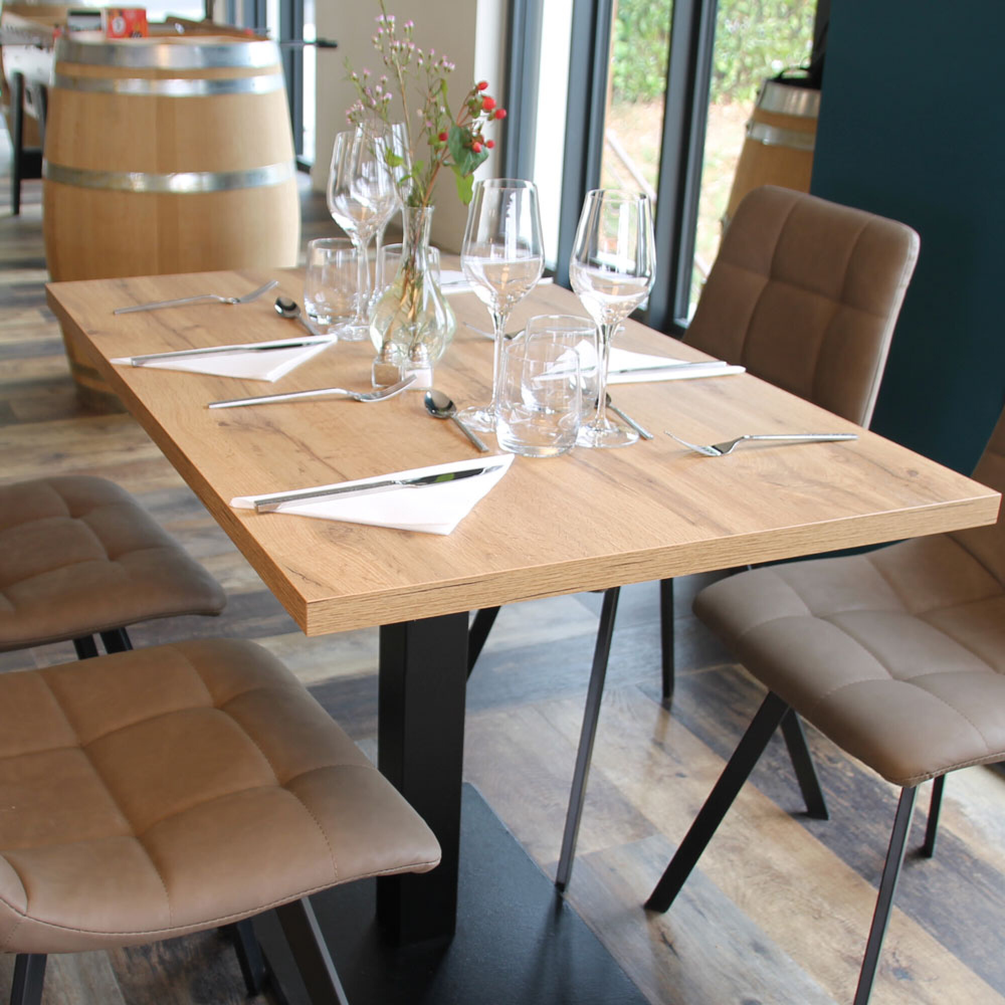 Plateau 60x60 decor chene armor