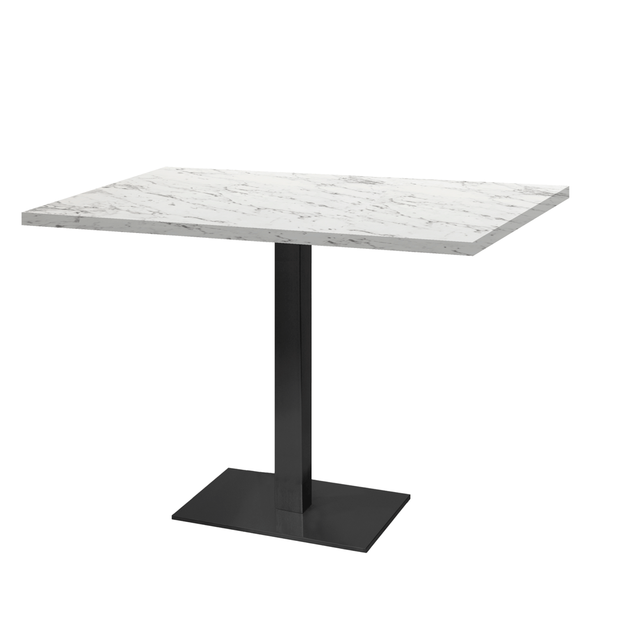 Table 120x70cm - modèle Milan marbre calacatta