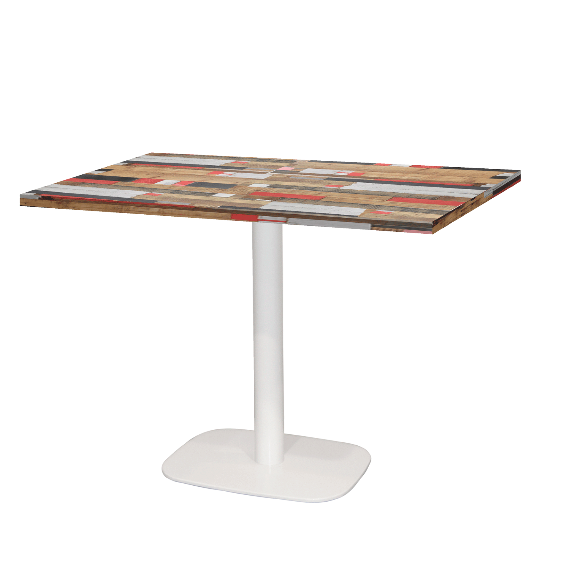 Table 120x70cm - modèle Round blanc redden wood