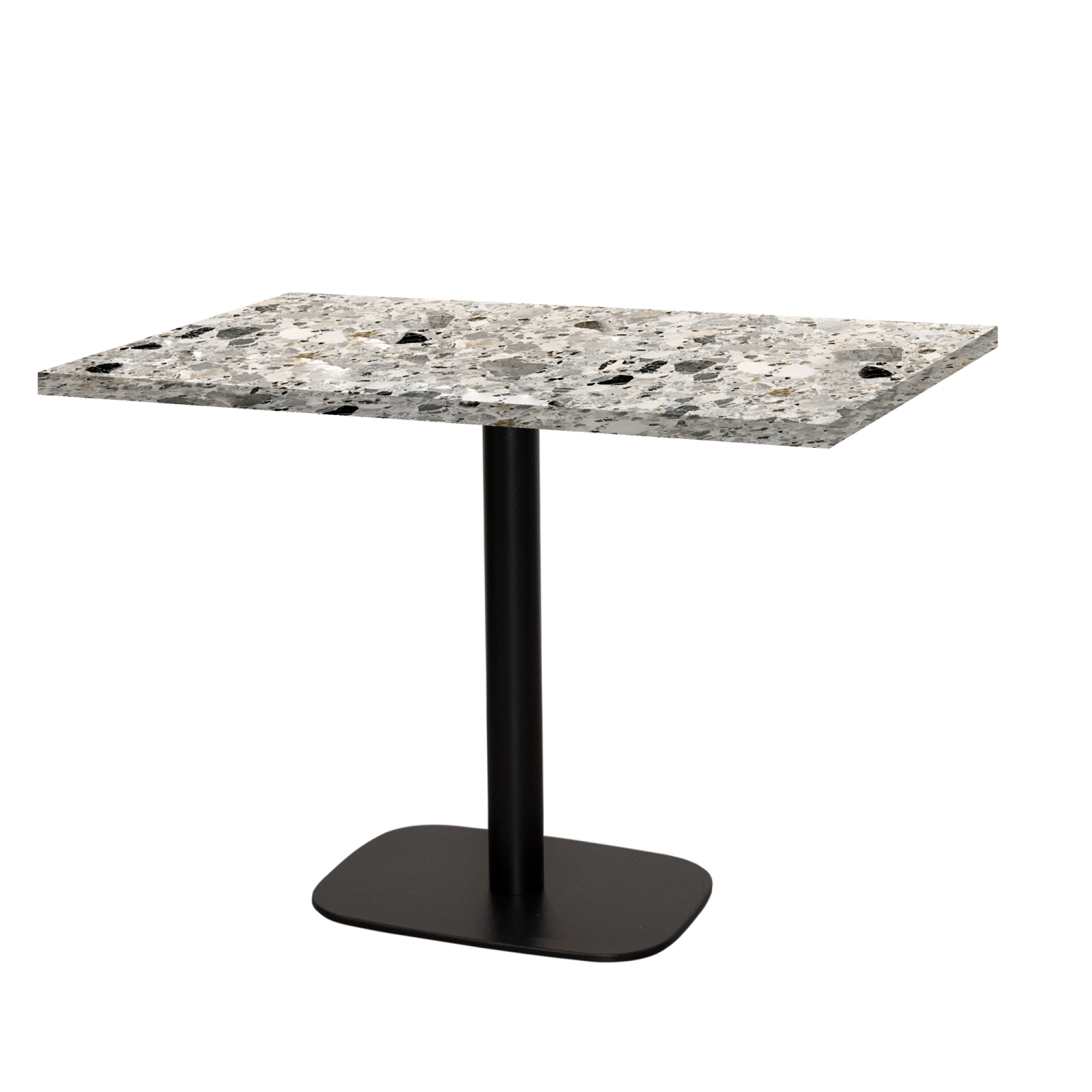 Table 120x70cm - modèle Round terrazzo cepp