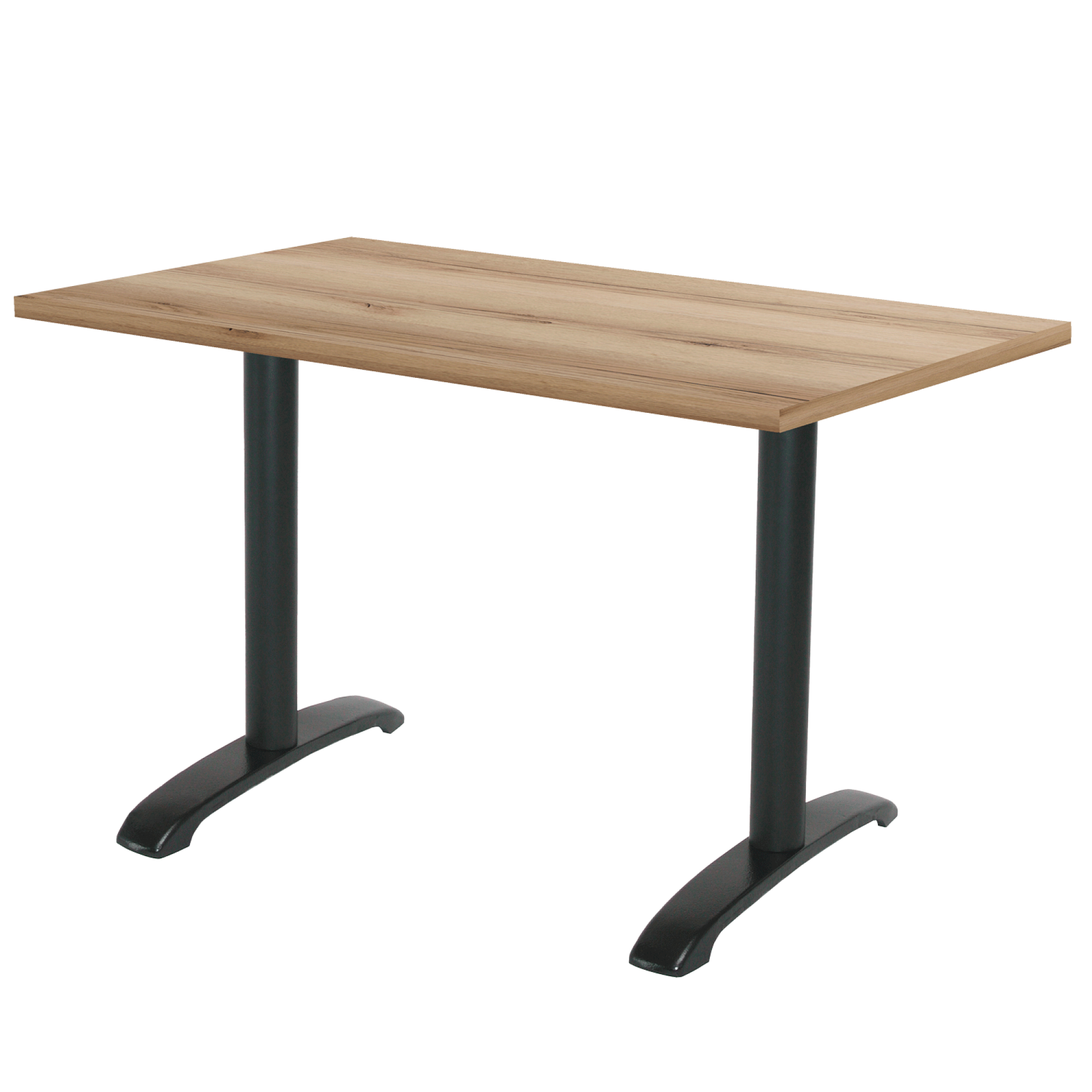 Table 160x80cm - modèle Bazila chêne delano