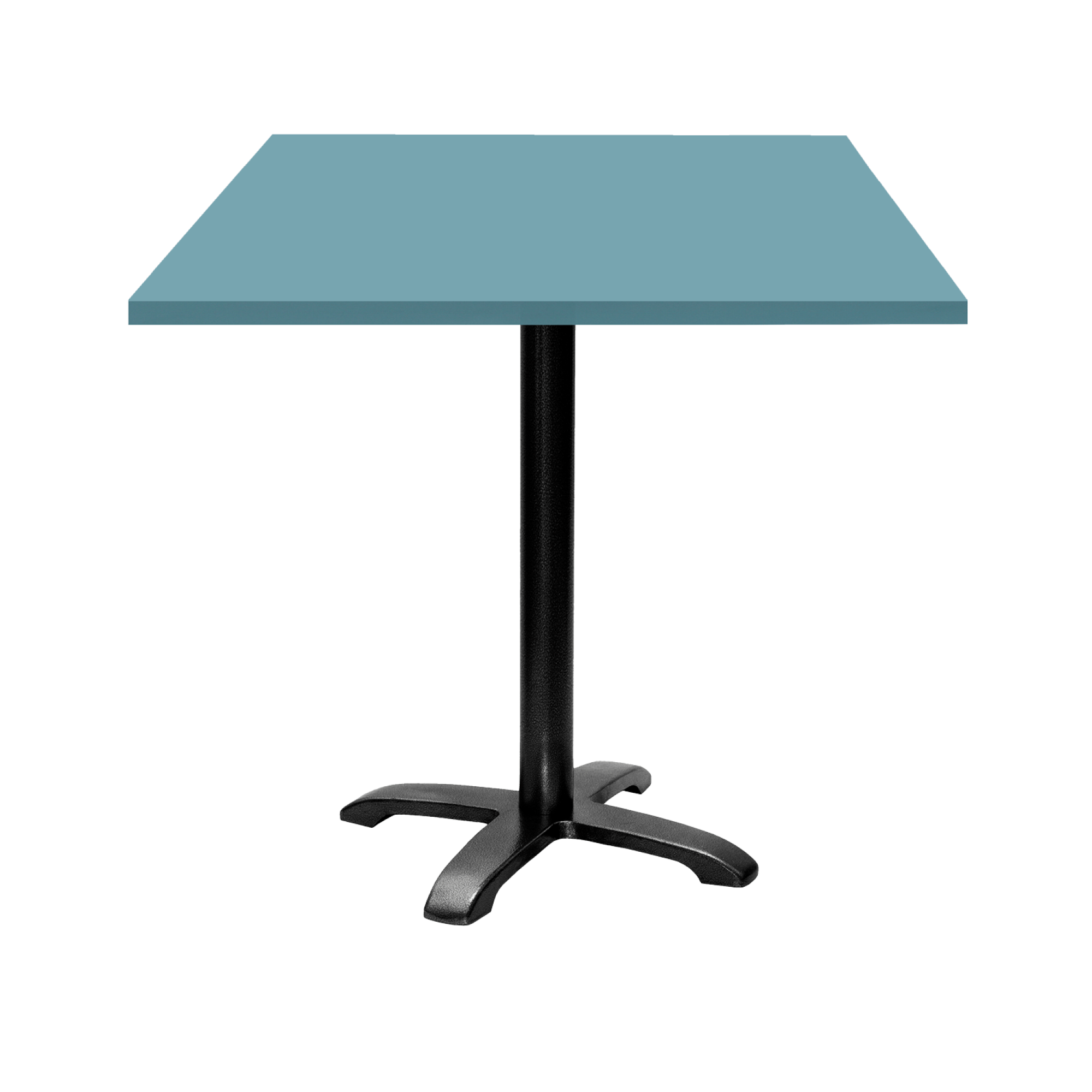 Table 70x70cm - modèle Bazila bleu cèdre