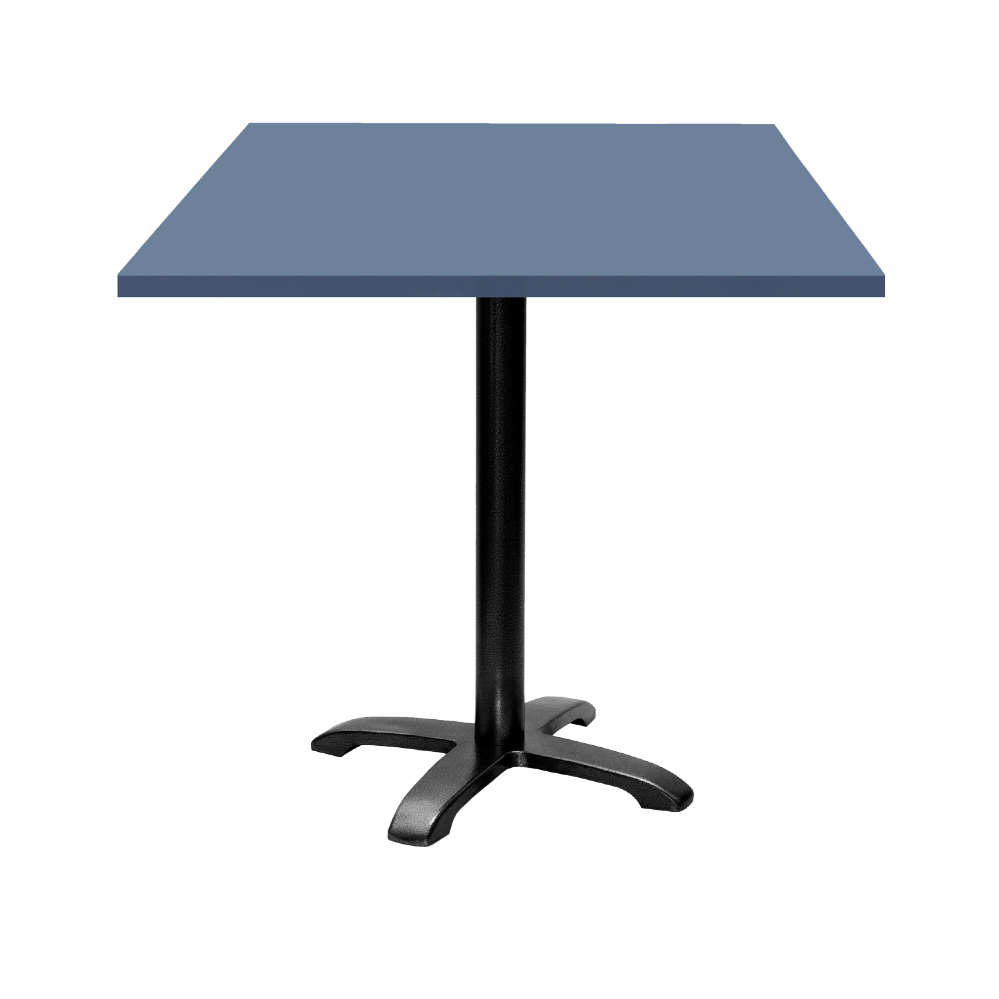 Table 70x70cm - modèle Bazila bleu note