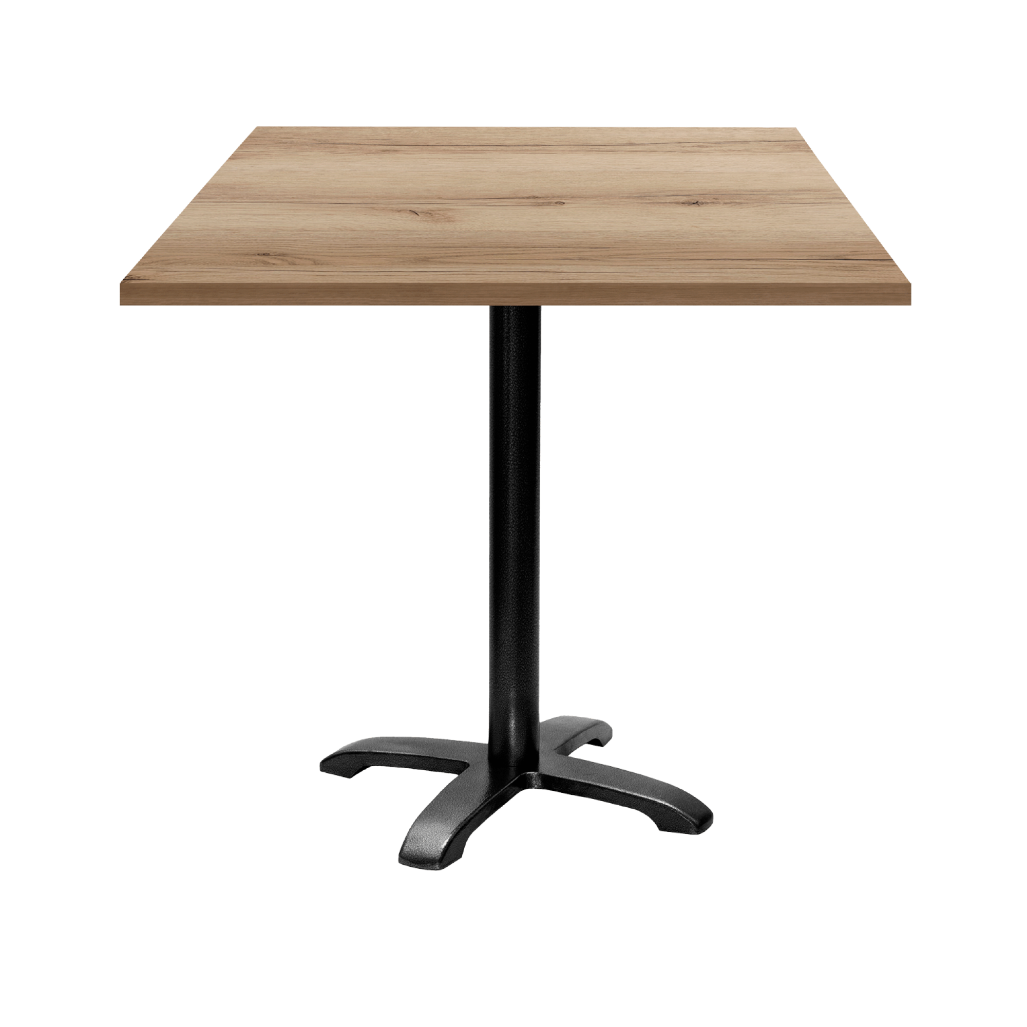 Table 70x70cm - modèle Bazila chêne delano