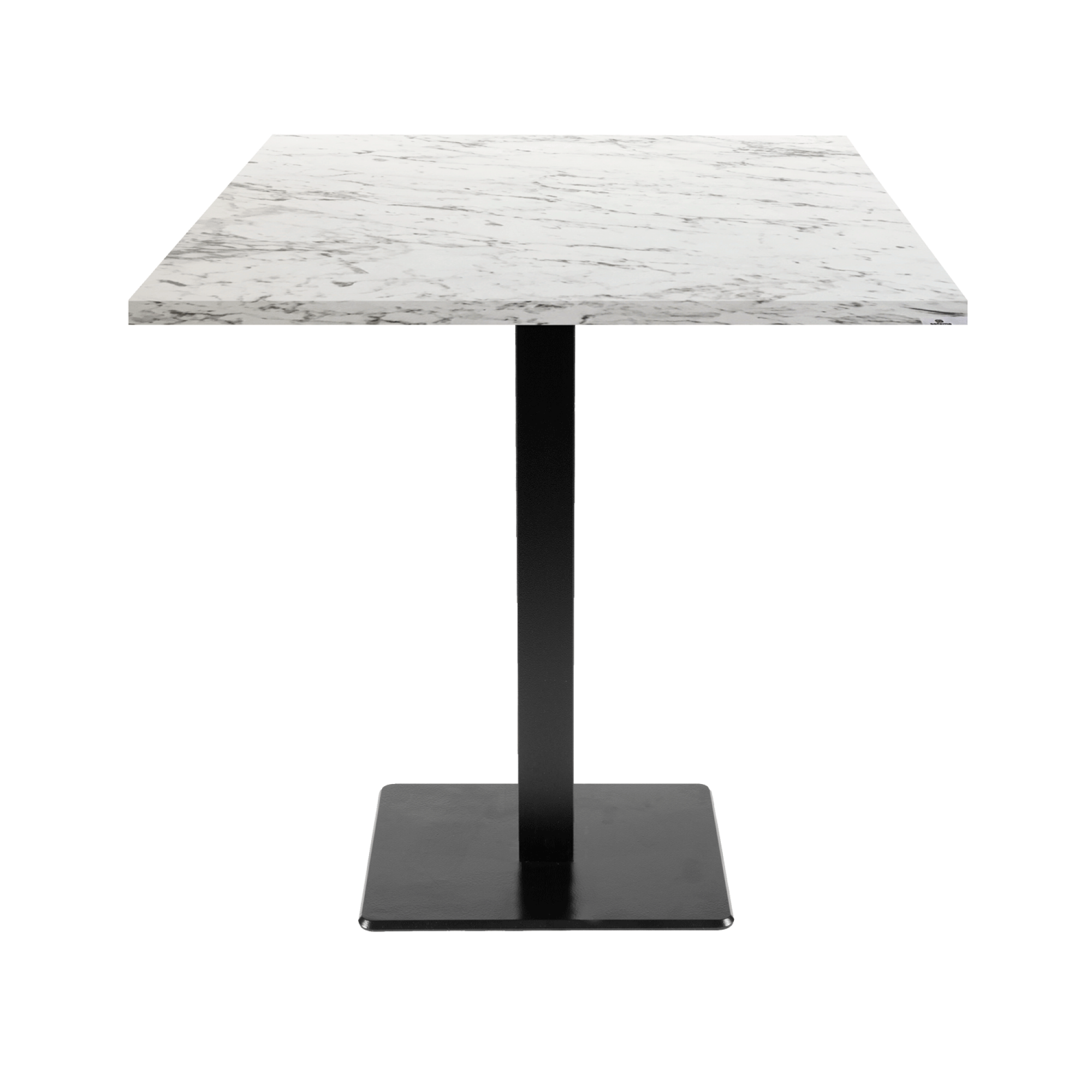 Table 70x70cm - modèle Milan marbre calacatta