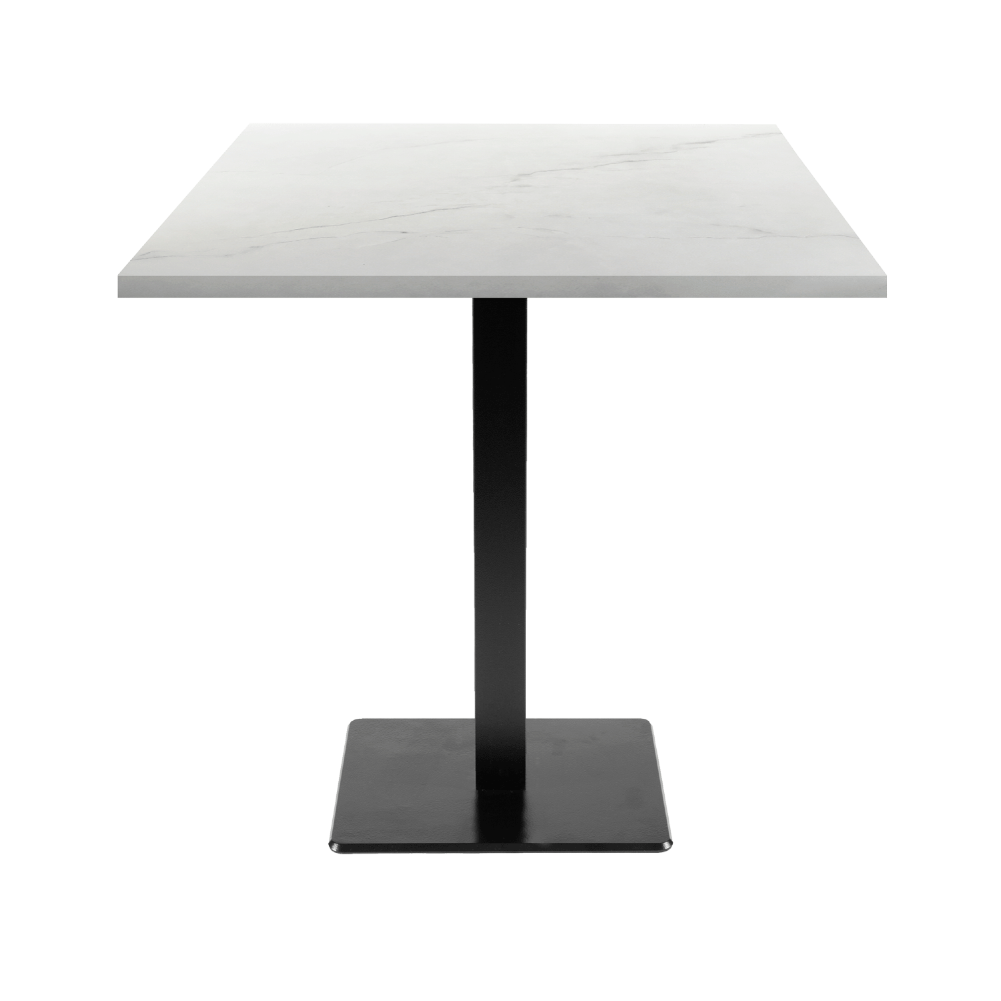 Table 70x70cm - modèle Milan marbre paros