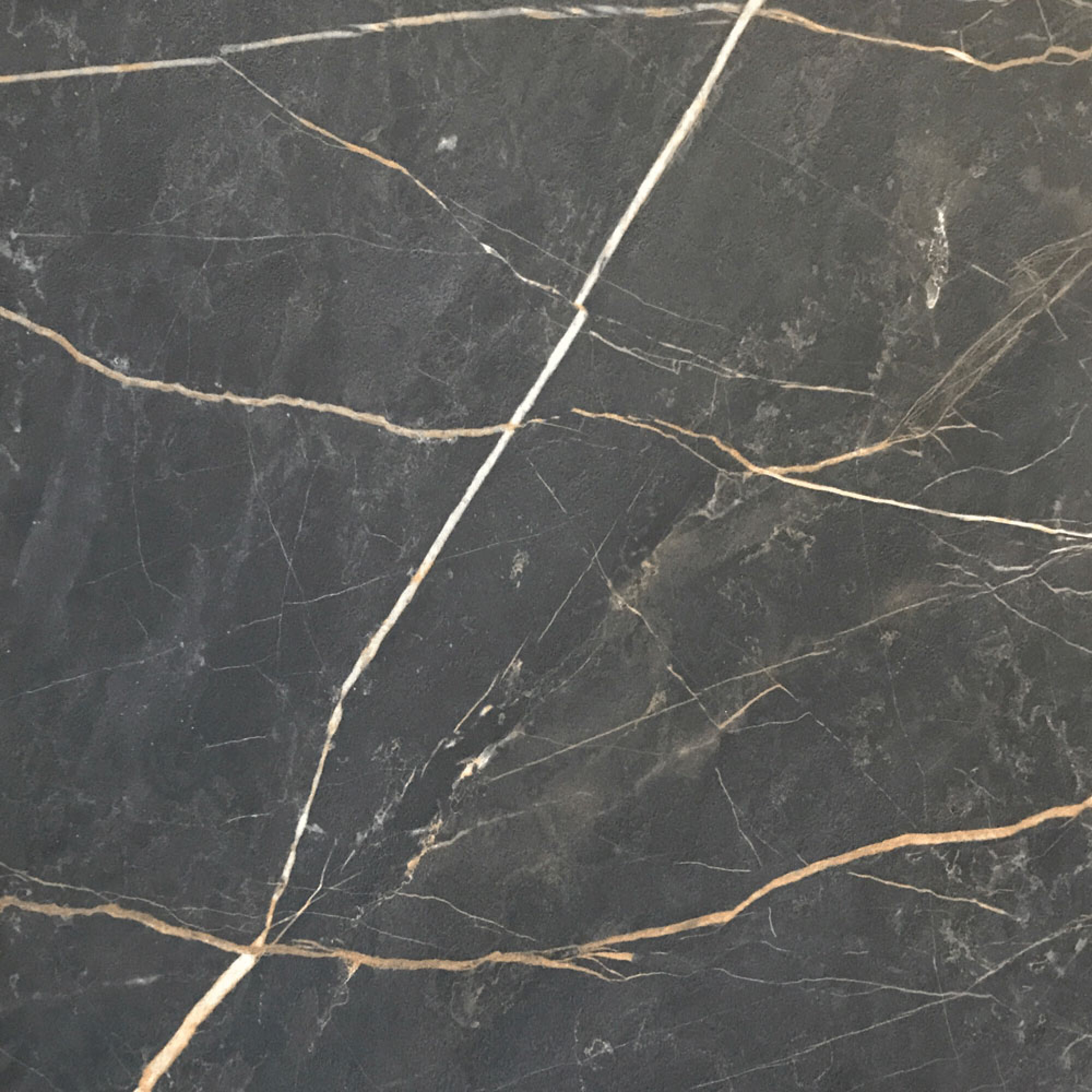 Table 70x70cm - modèle Milan marbre samas chants laiton