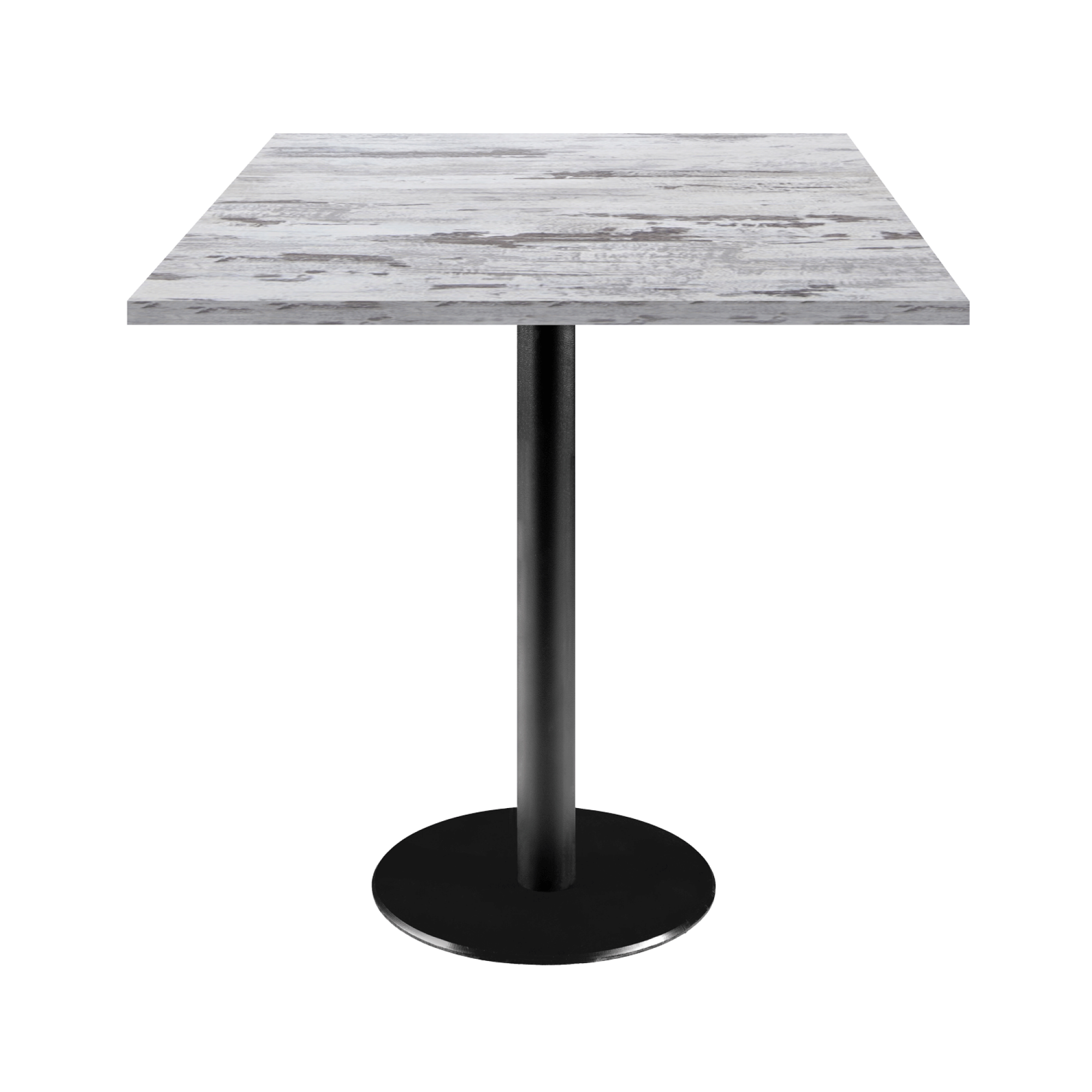 Table 70x70cm - modèle Rome chêne d'islande