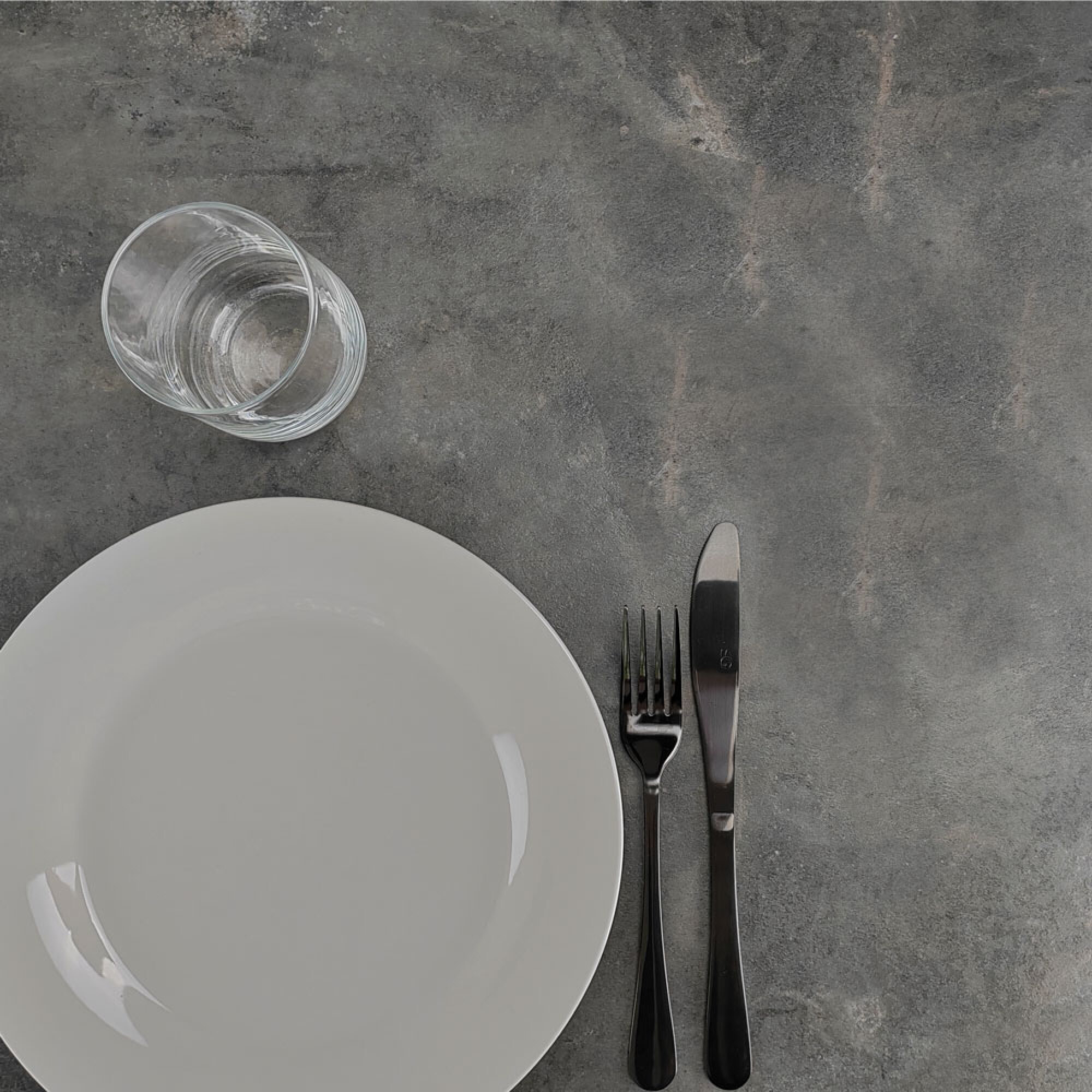 Table 70x70cm - modèle Rome pierre métallisée