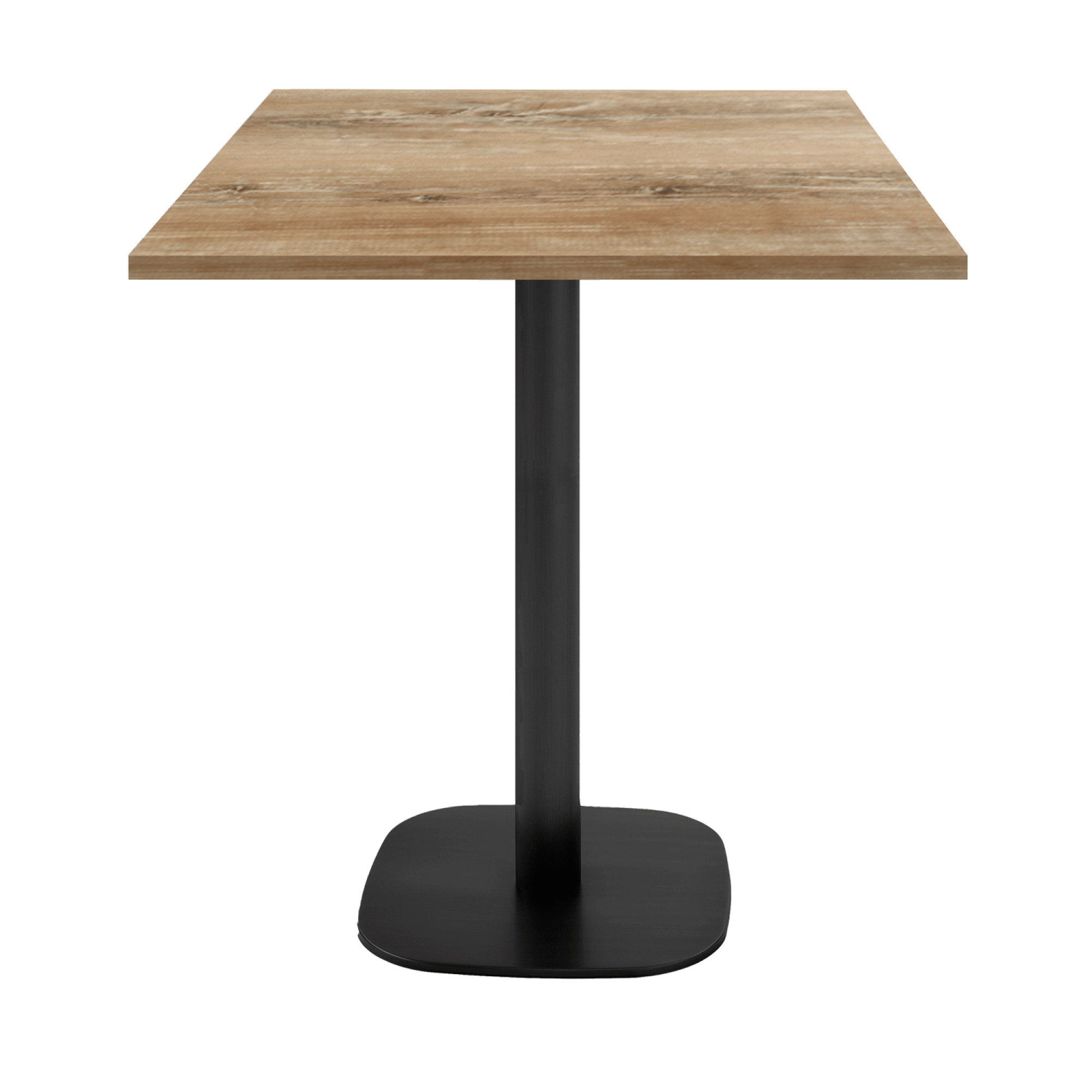 Table 70x70cm - modèle Round snack chene slovene