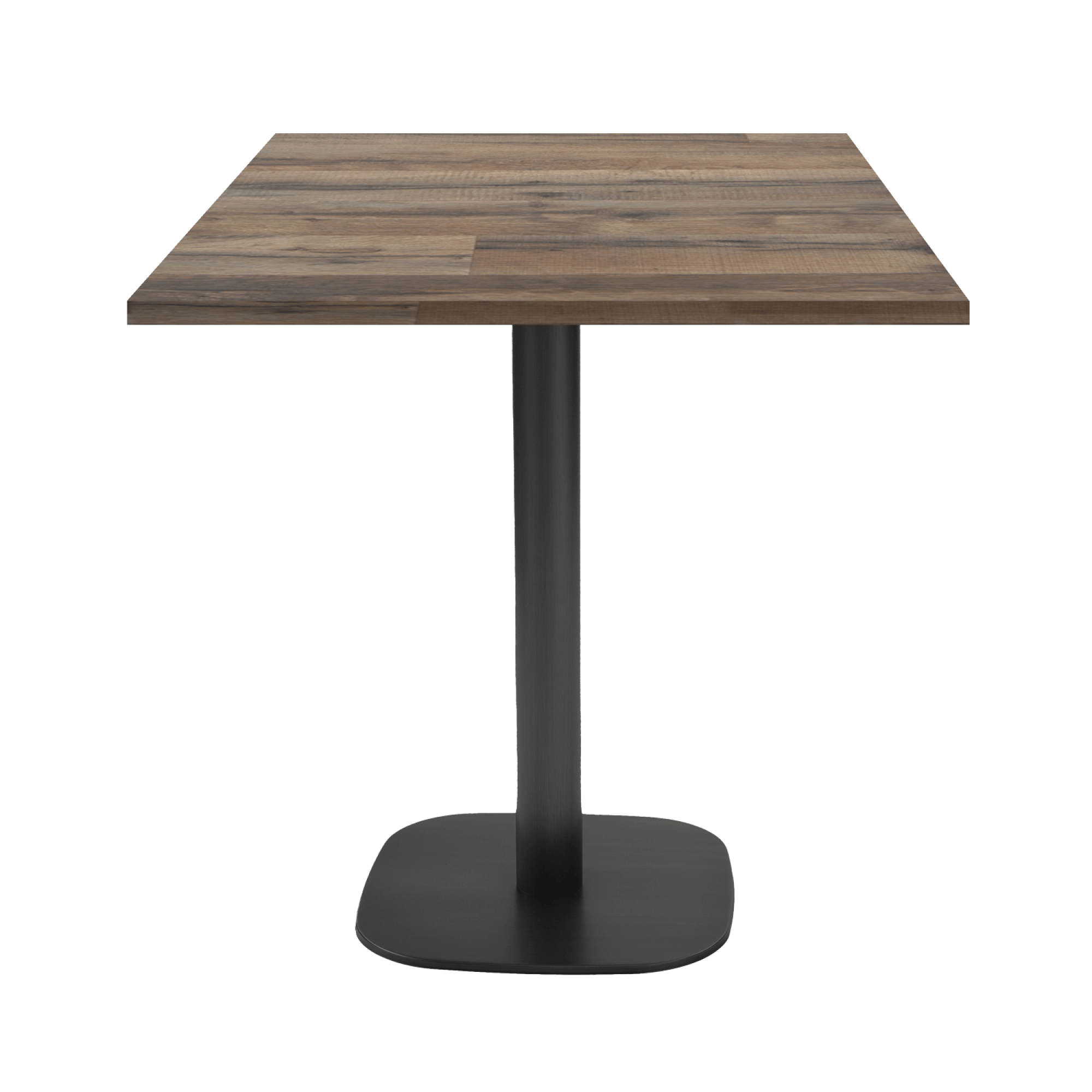 Table 70x70cm - modèle Round vieux plancher