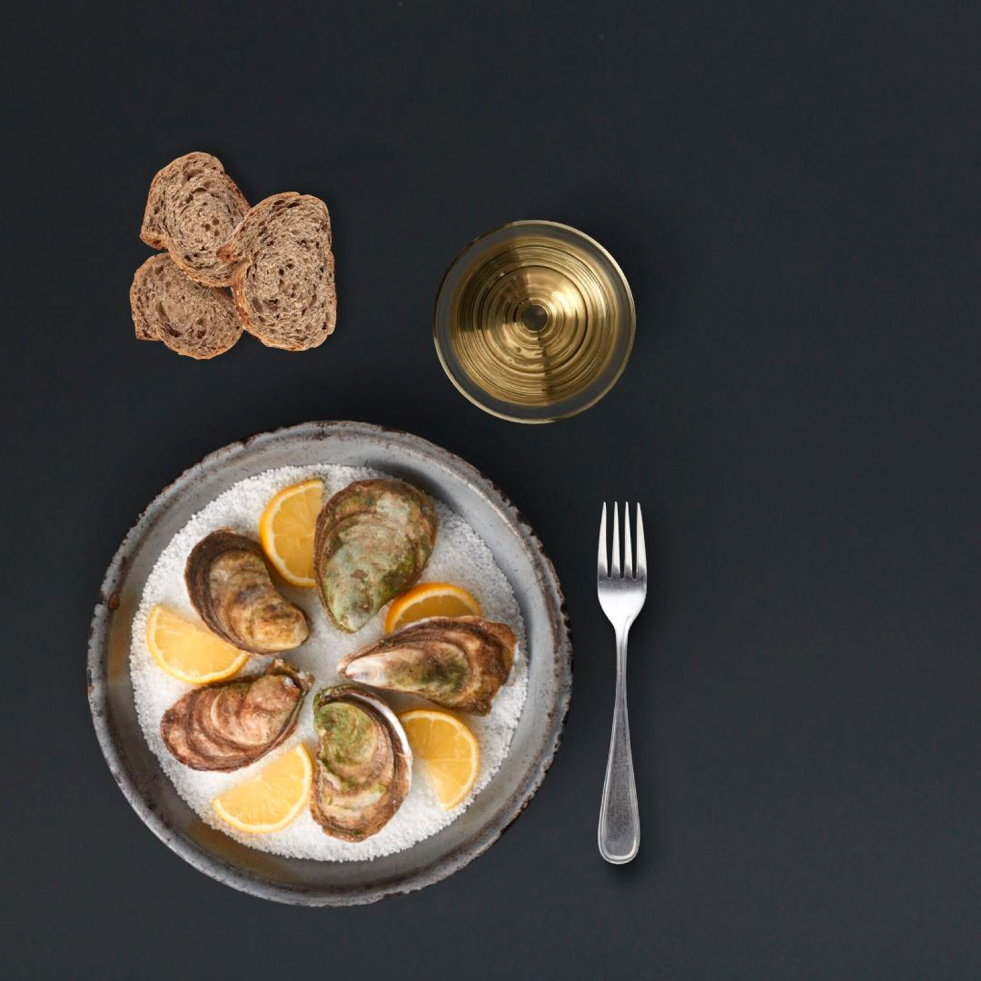 Table 70x70cm Rome bistrot noire