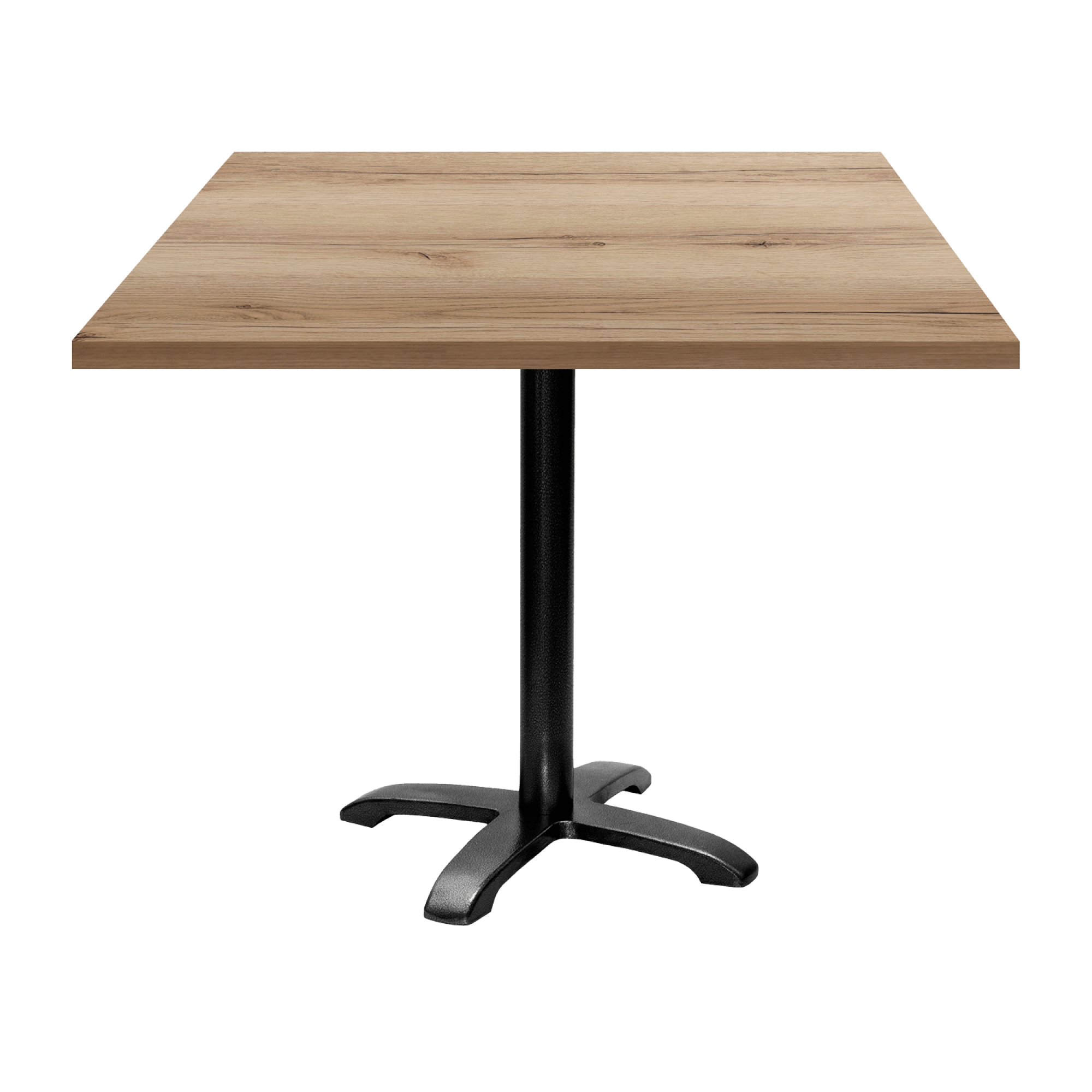 Table 90x90cm - modèle Bazila chêne delano