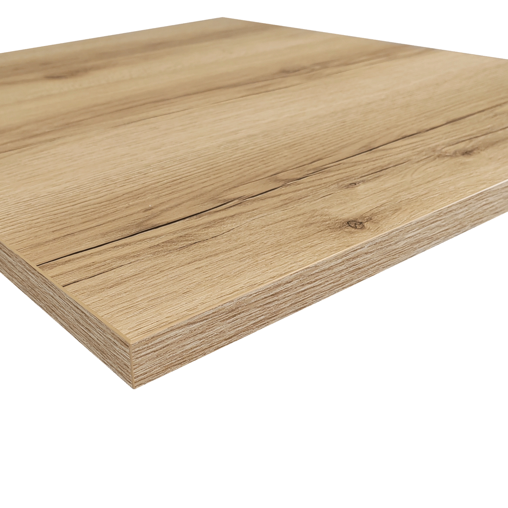 Table 90x90cm - modèle Bazila chêne delano