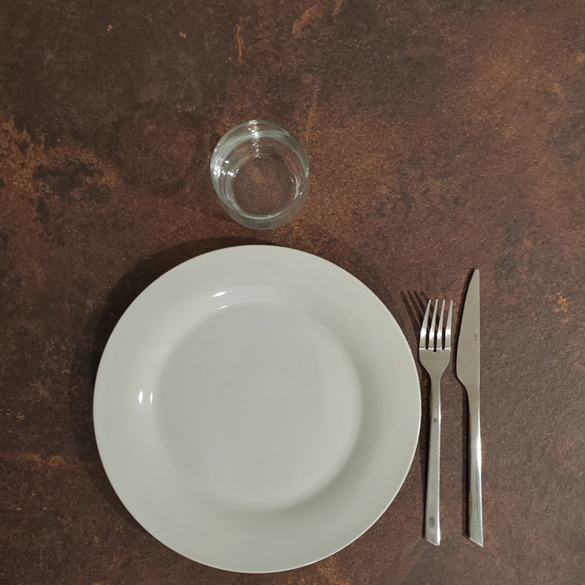 Table Ø120cm - modèle Rome rouille roc