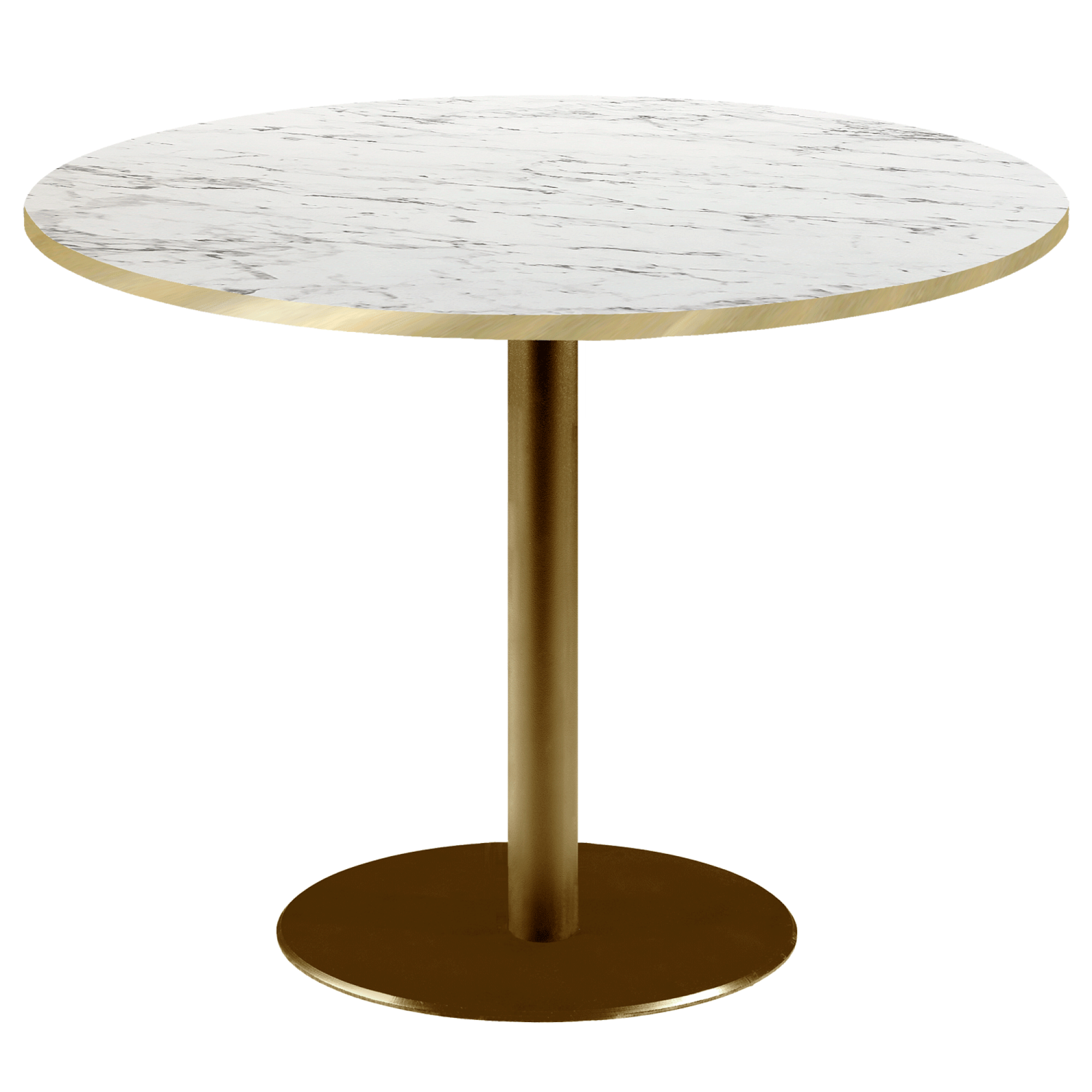Table Ø120cm Rome bistrot marbre veiné
