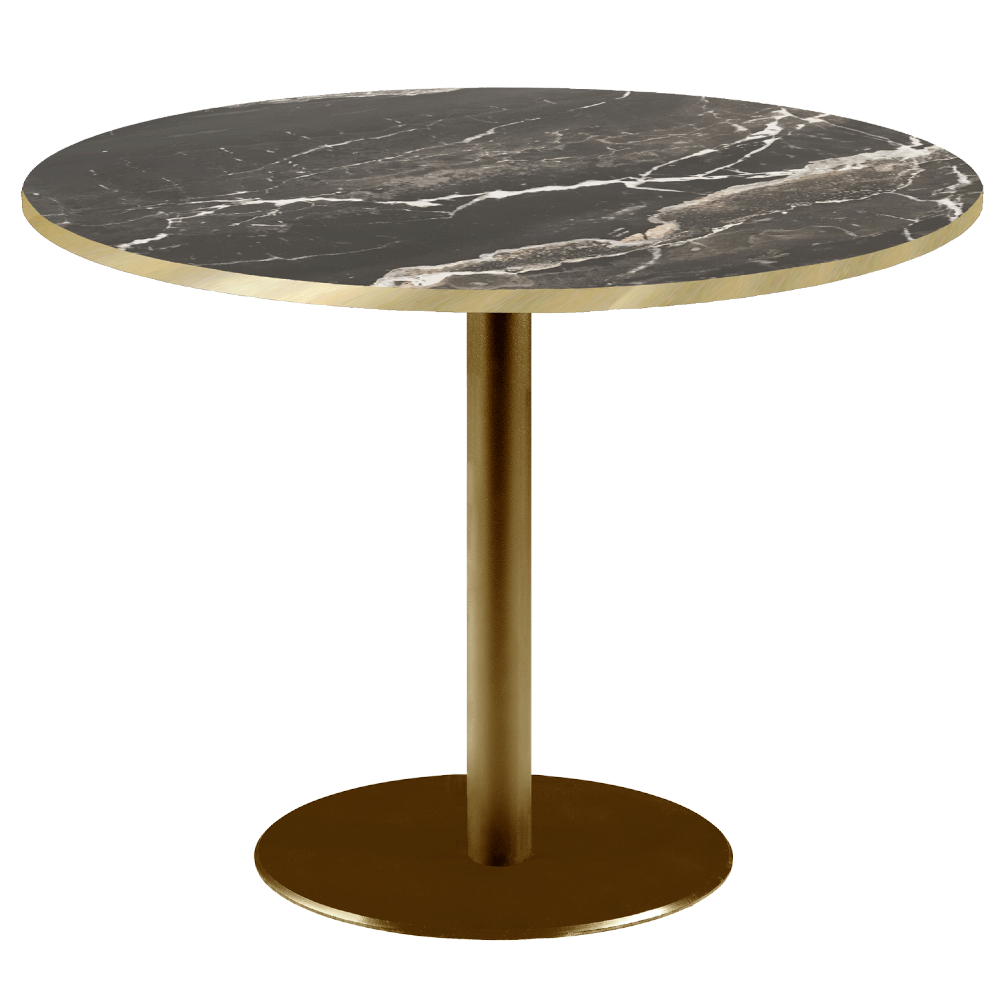 Table Ø120cm Rome bistrot marbre veiné