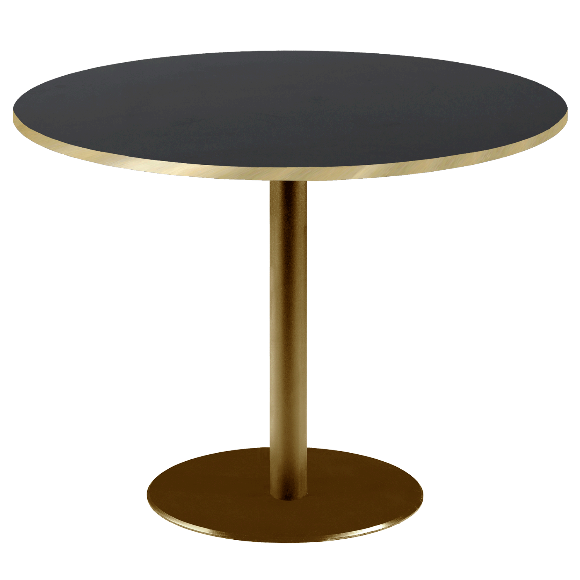 Table Ø120cm Rome bistrot noire