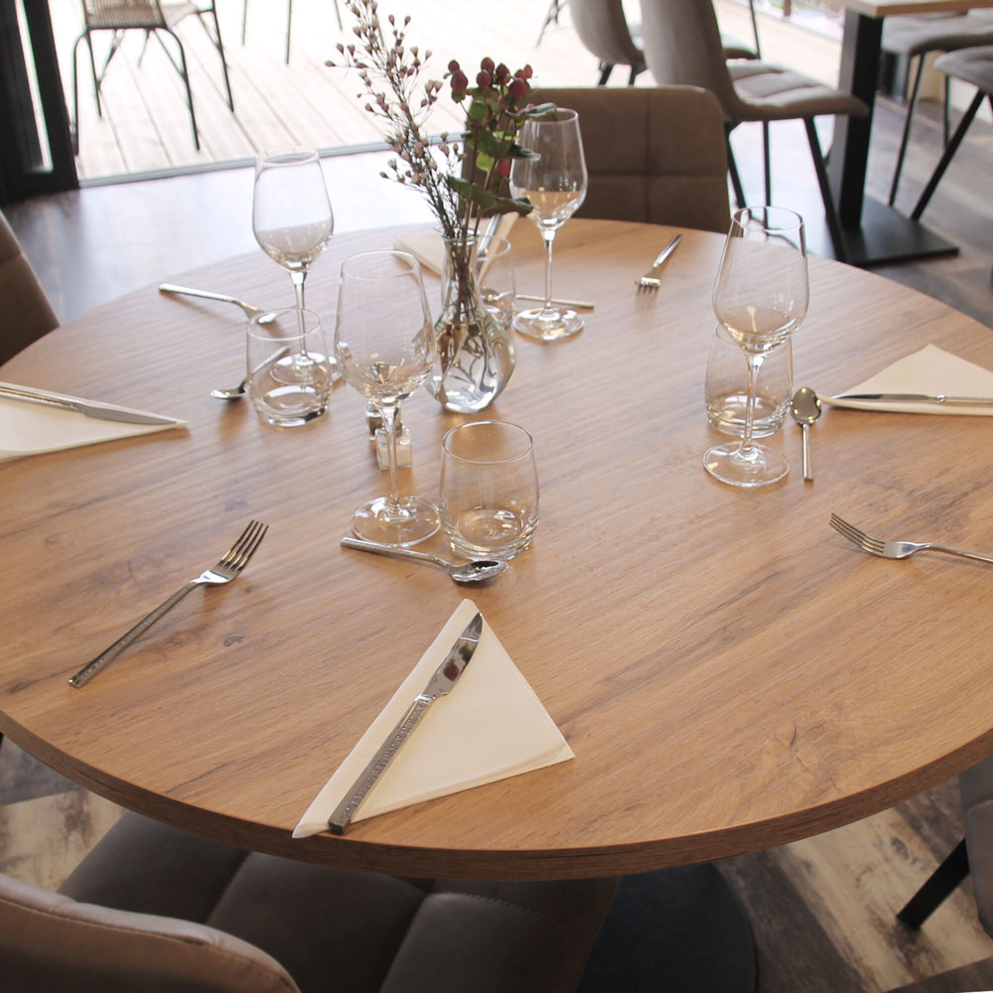 Table Ø70cm - modèle Round chene armor