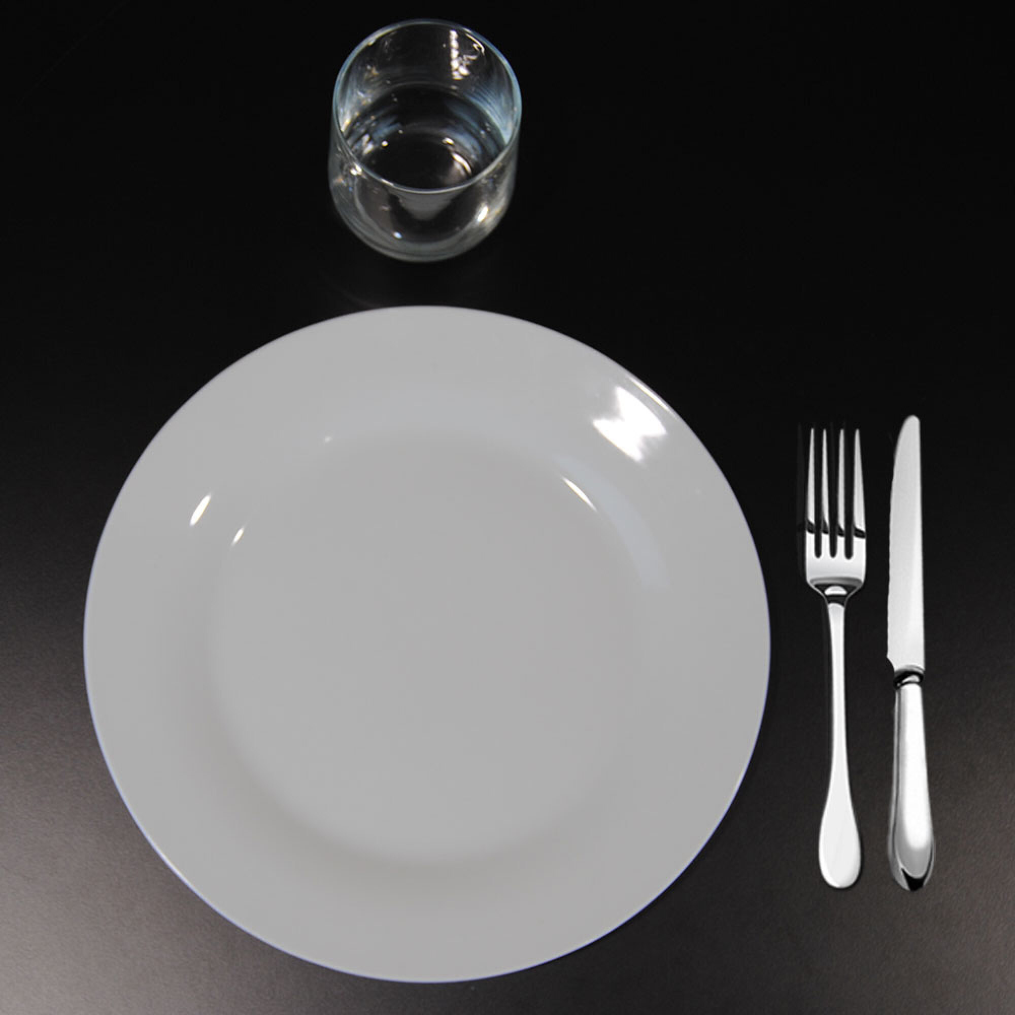 Table Ø70cm - modèle Round noir chants bois