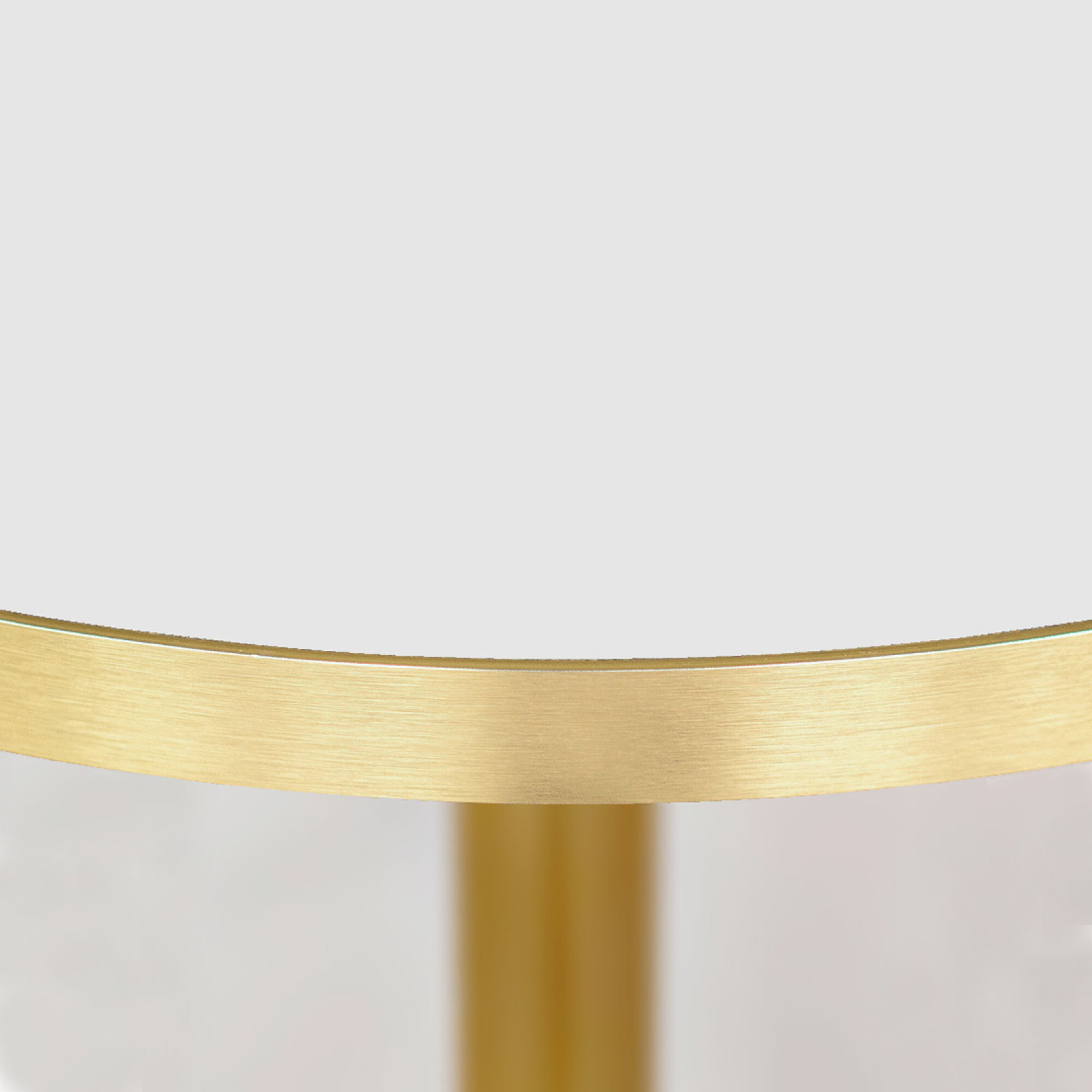 Table Ø70cm Rome bistrot blanche