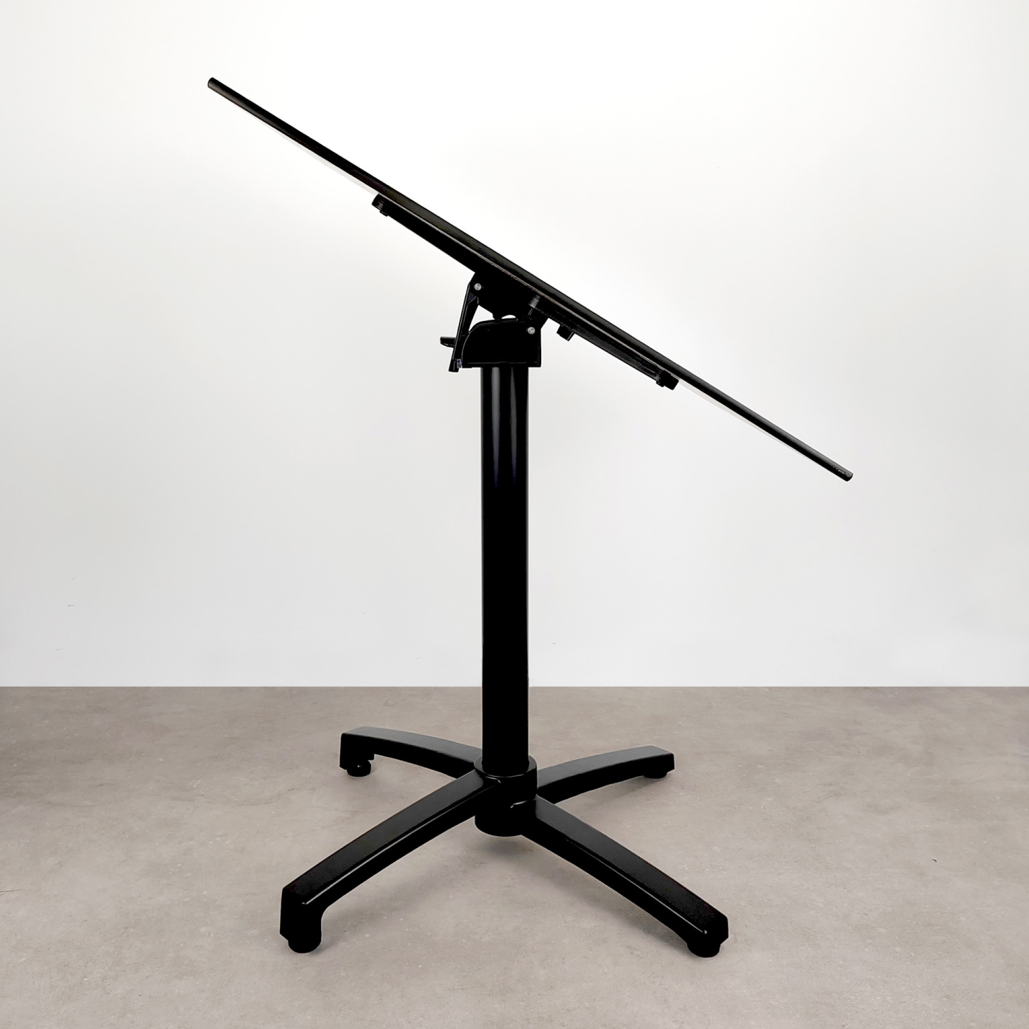 Table pliable pour terrasse en Compact HPL blanc 70x70