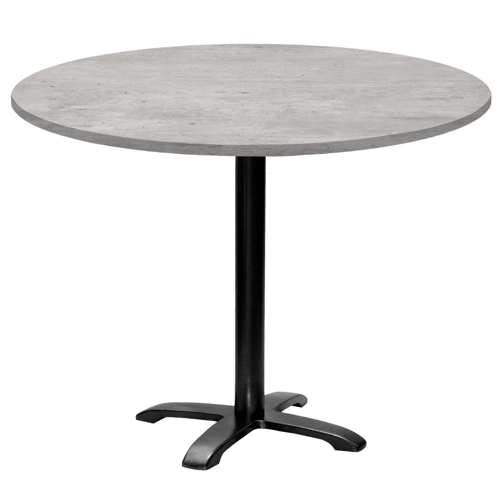 Table ronde Ø110cm - modèle Bazila béton naturel