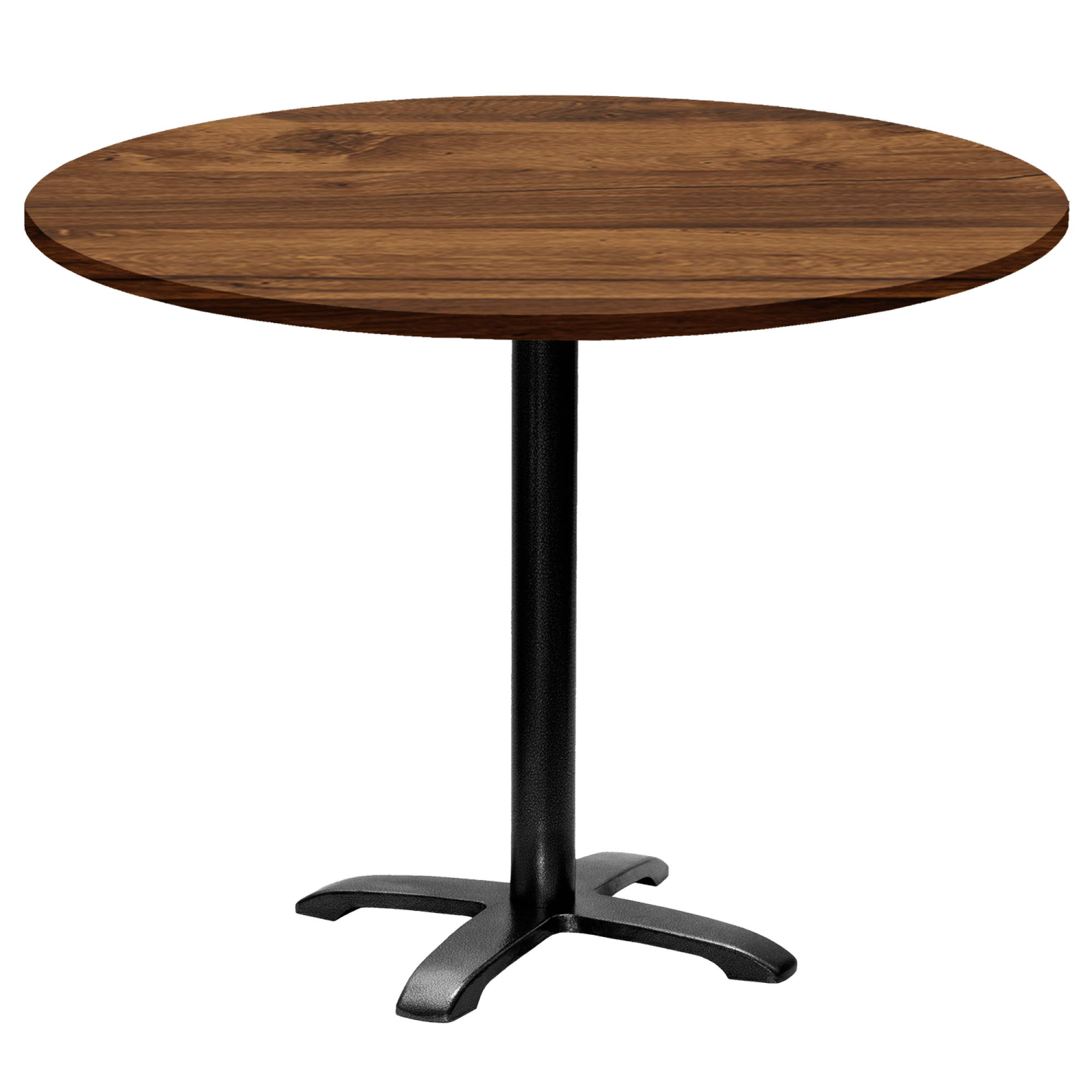 Table ronde Ø110cm - modèle Bazila chêne hunton