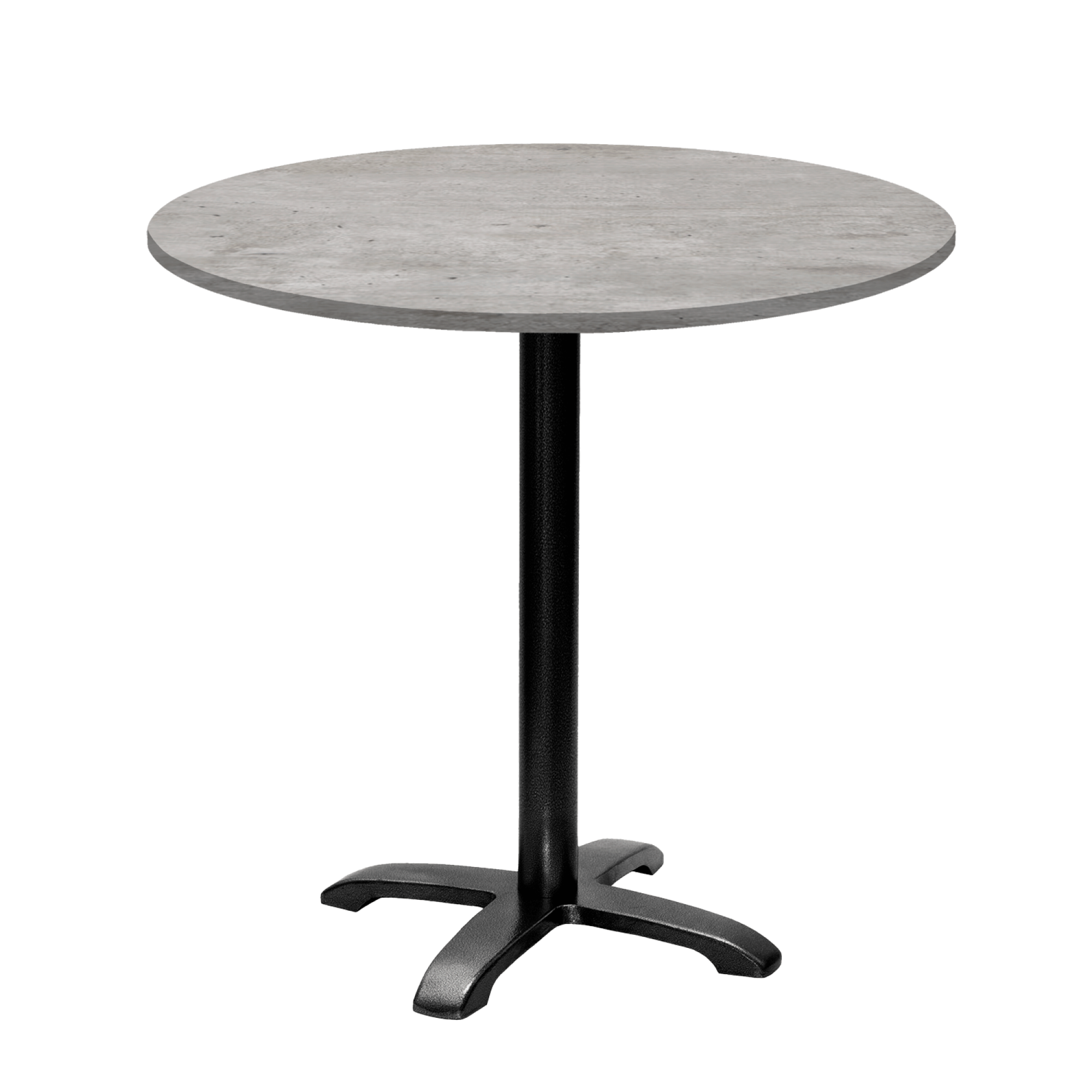 Table ronde Ø80cm - modèle Bazila béton naturel