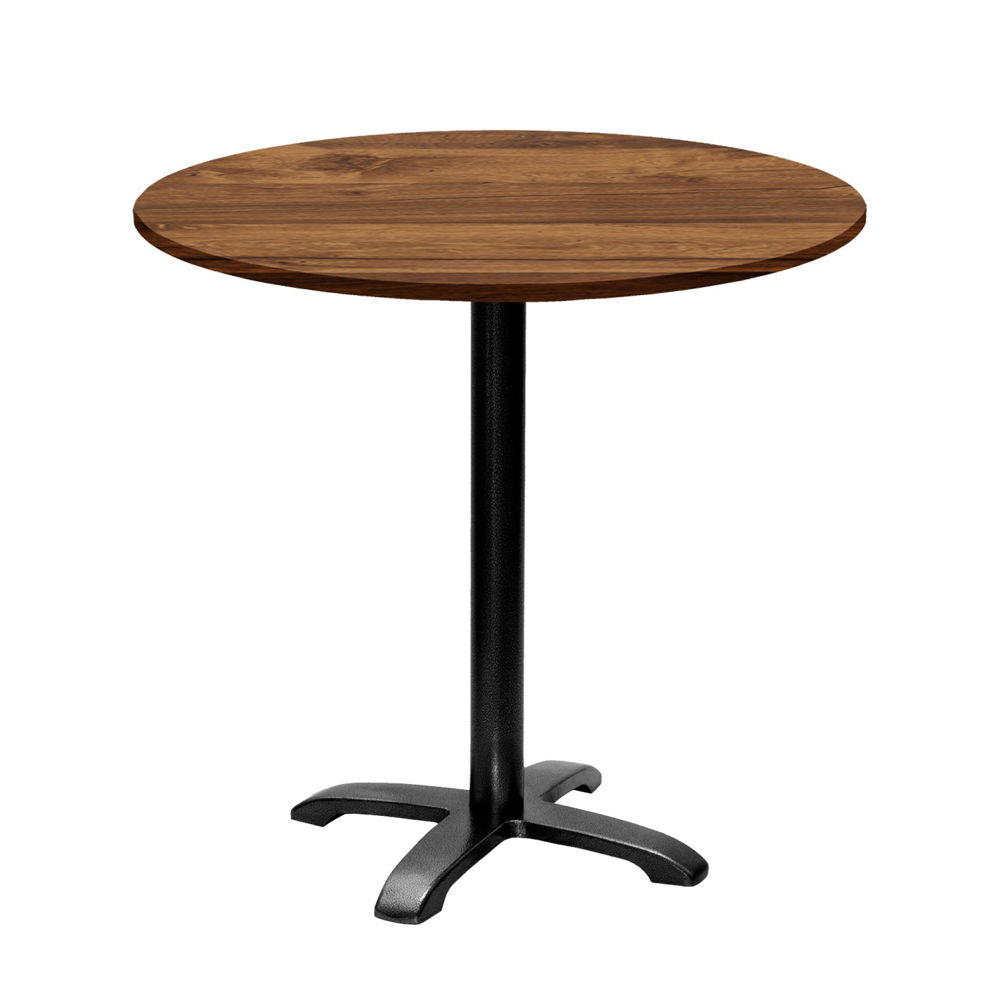 Table ronde Ø80cm - modèle Bazila chêne hunton