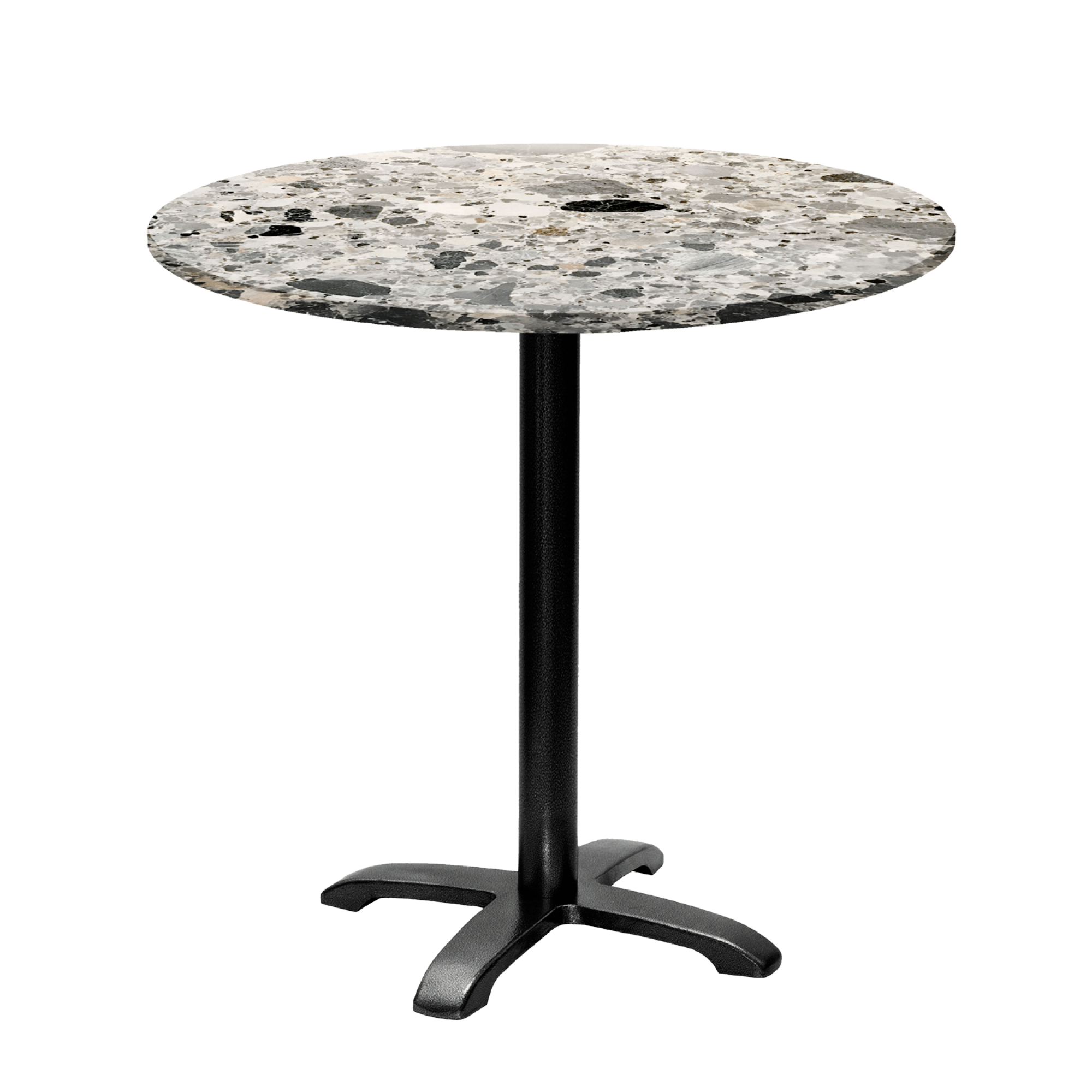 Table ronde Ø80cm - modèle Bazila terrazzo cepp