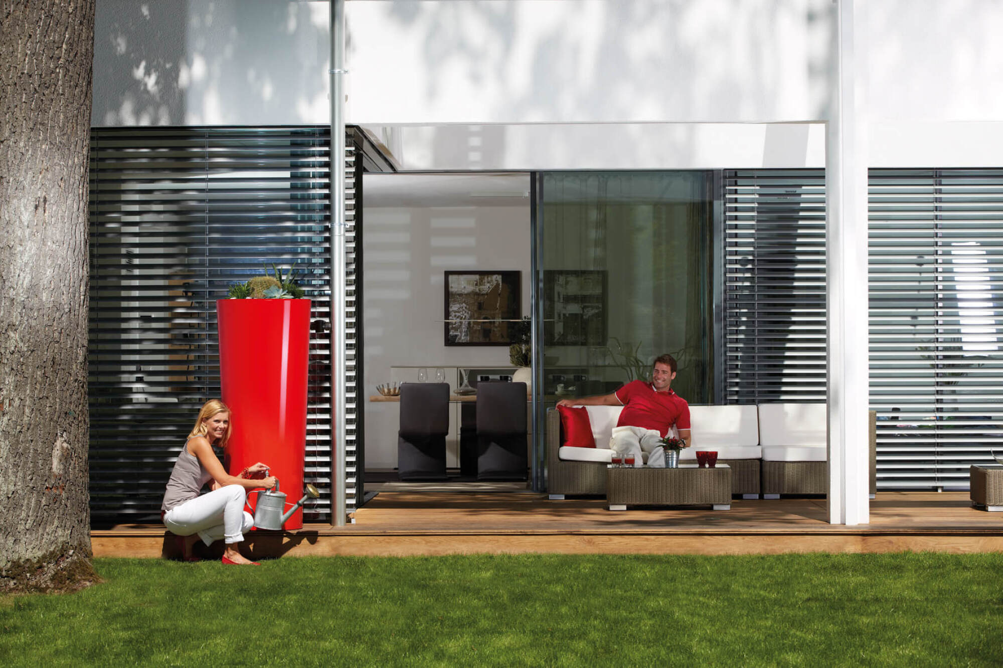 Réservoir Color 2EN1 350L Tomato