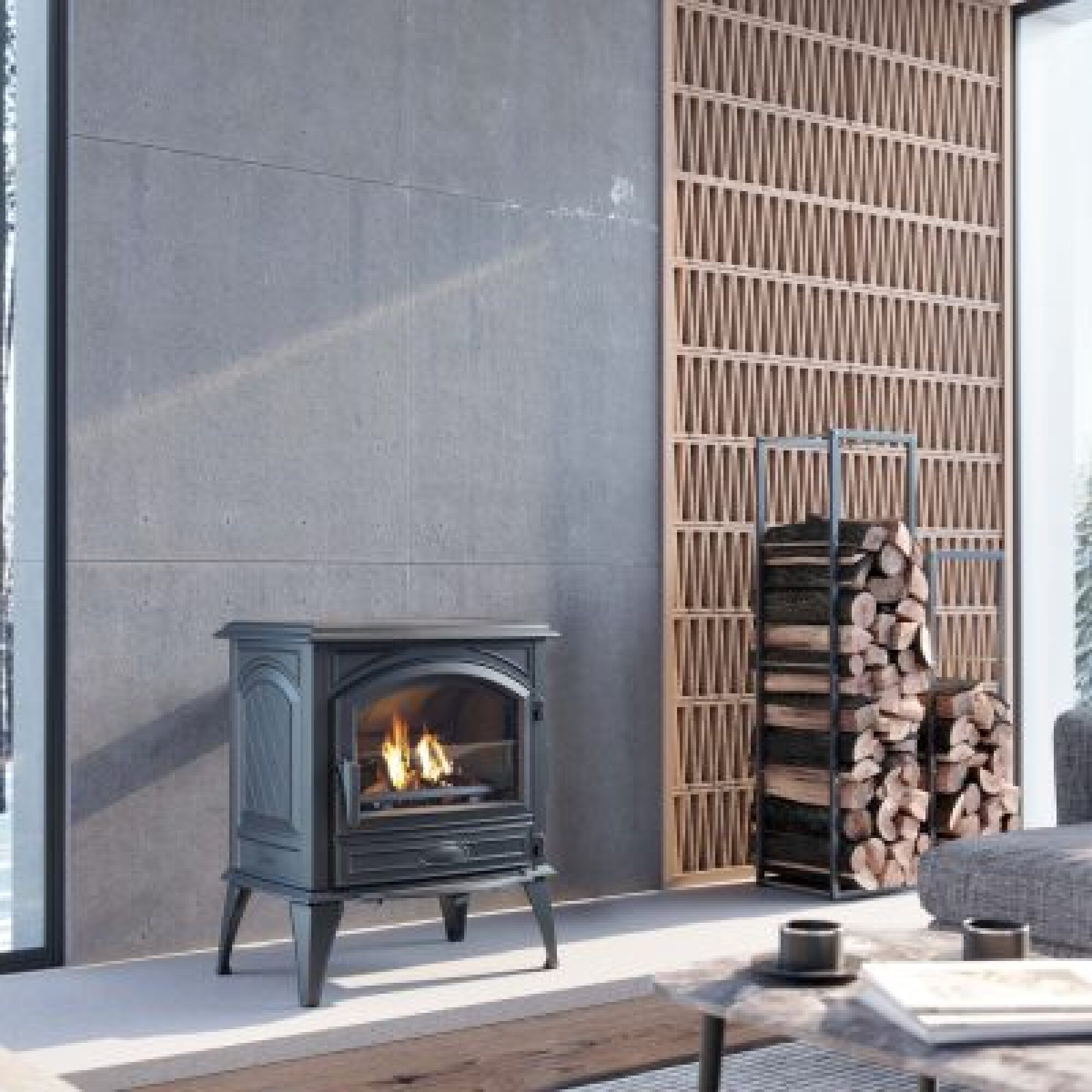 Poêle à bois fonte  540 / 640 / 760 dovre