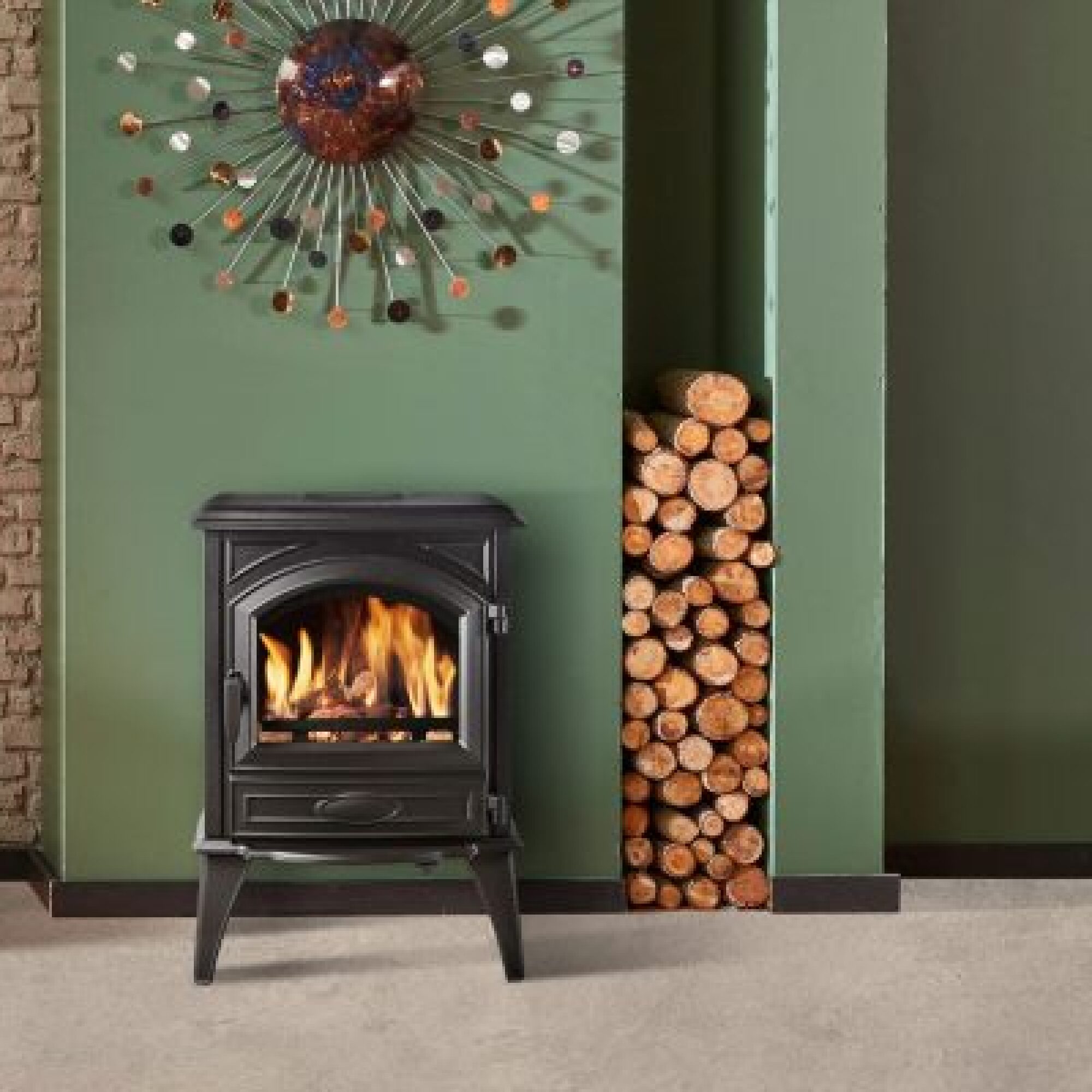 Poêle à bois fonte  540 / 640 / 760 dovre