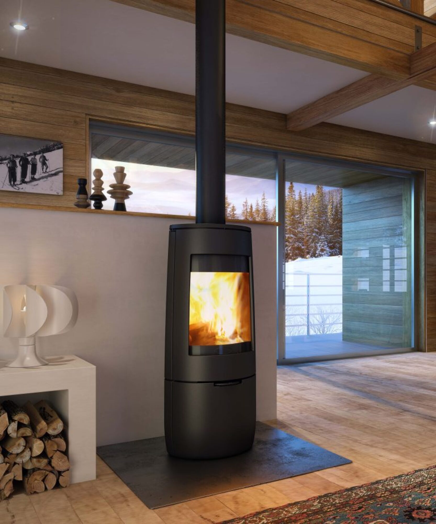 Poêle à bois fonte bold dovre