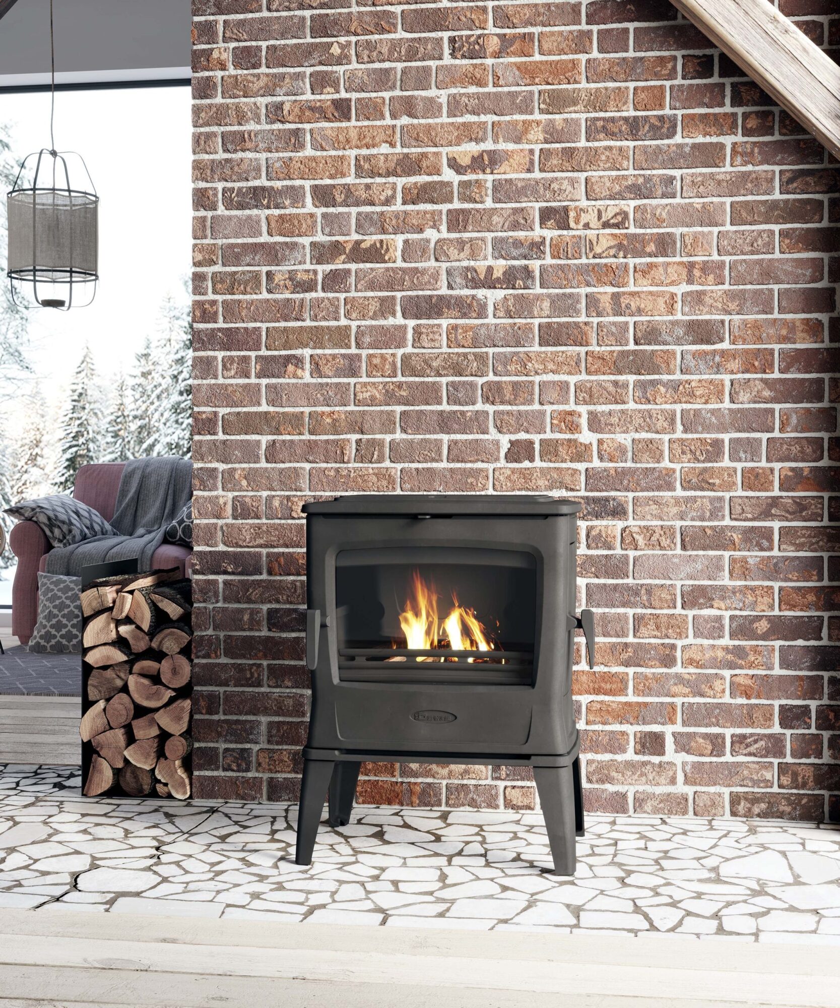 Poêle à bois fonte  taï dovre