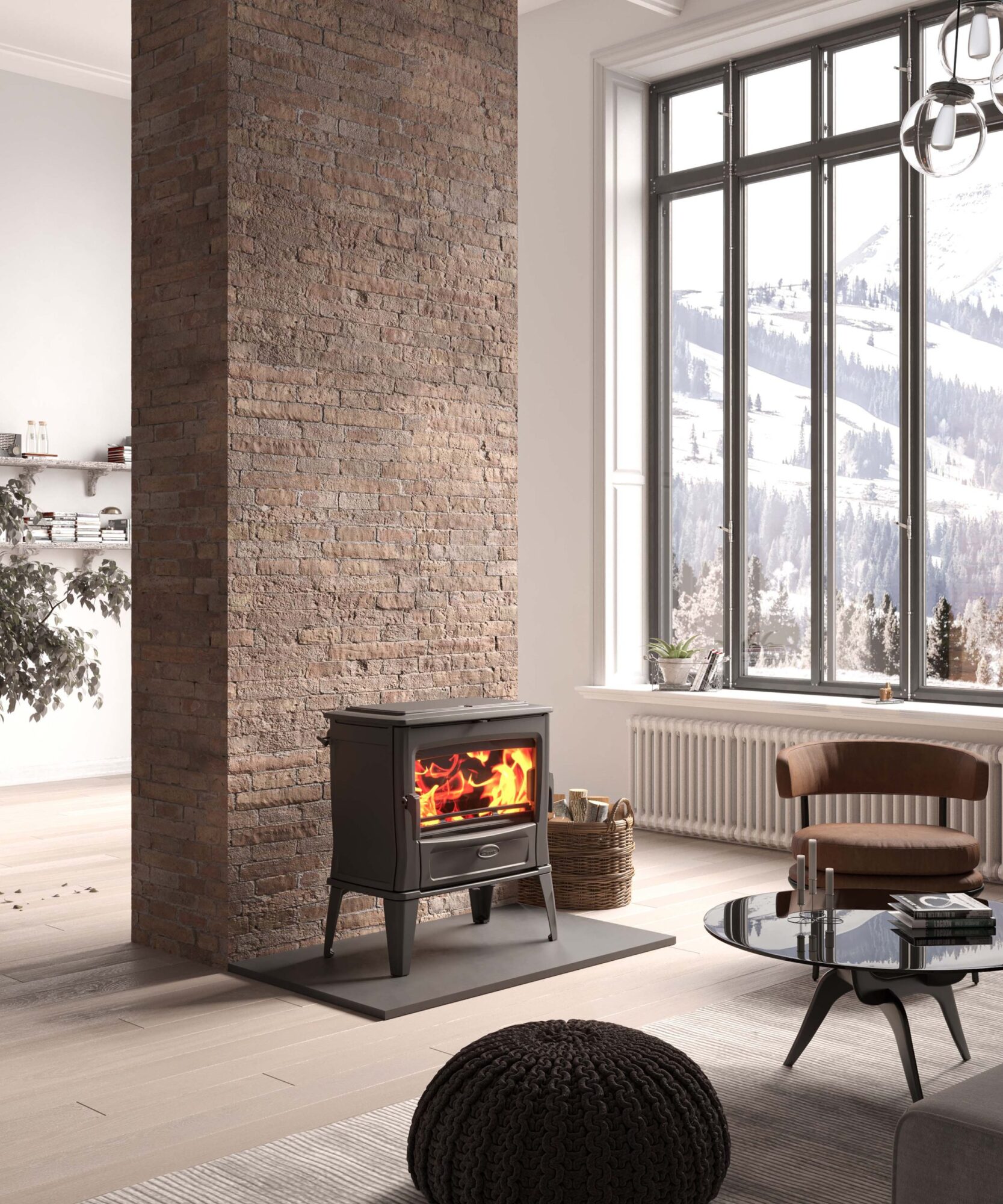 Poêle à bois fonte  taï dovre