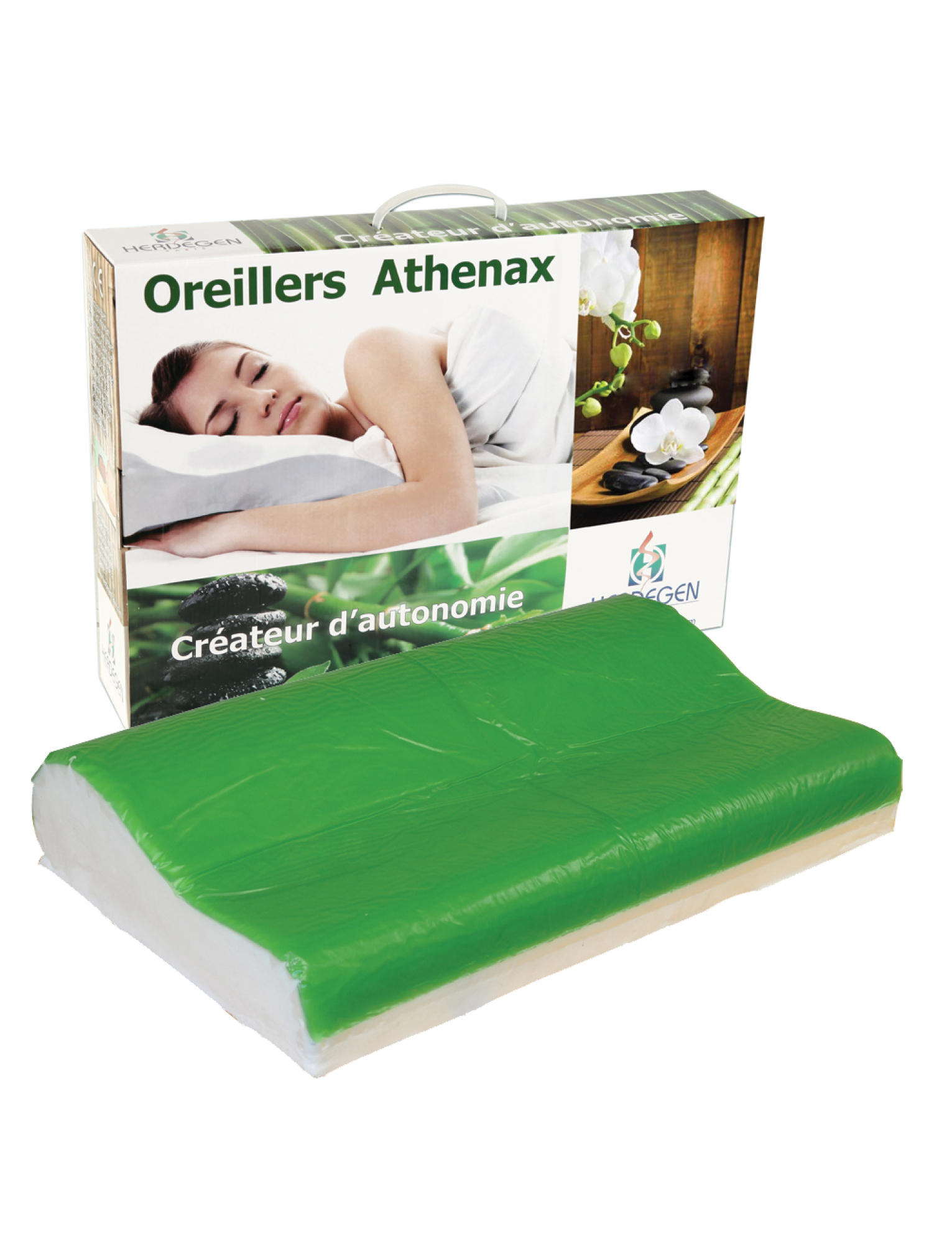 Oreiller visco bambou forme anatomique curve