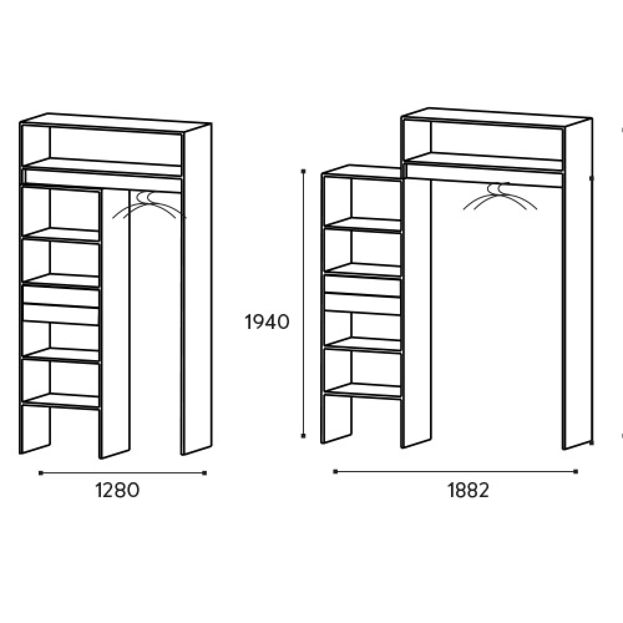Dressing modulaire COULIDOOR 12.18