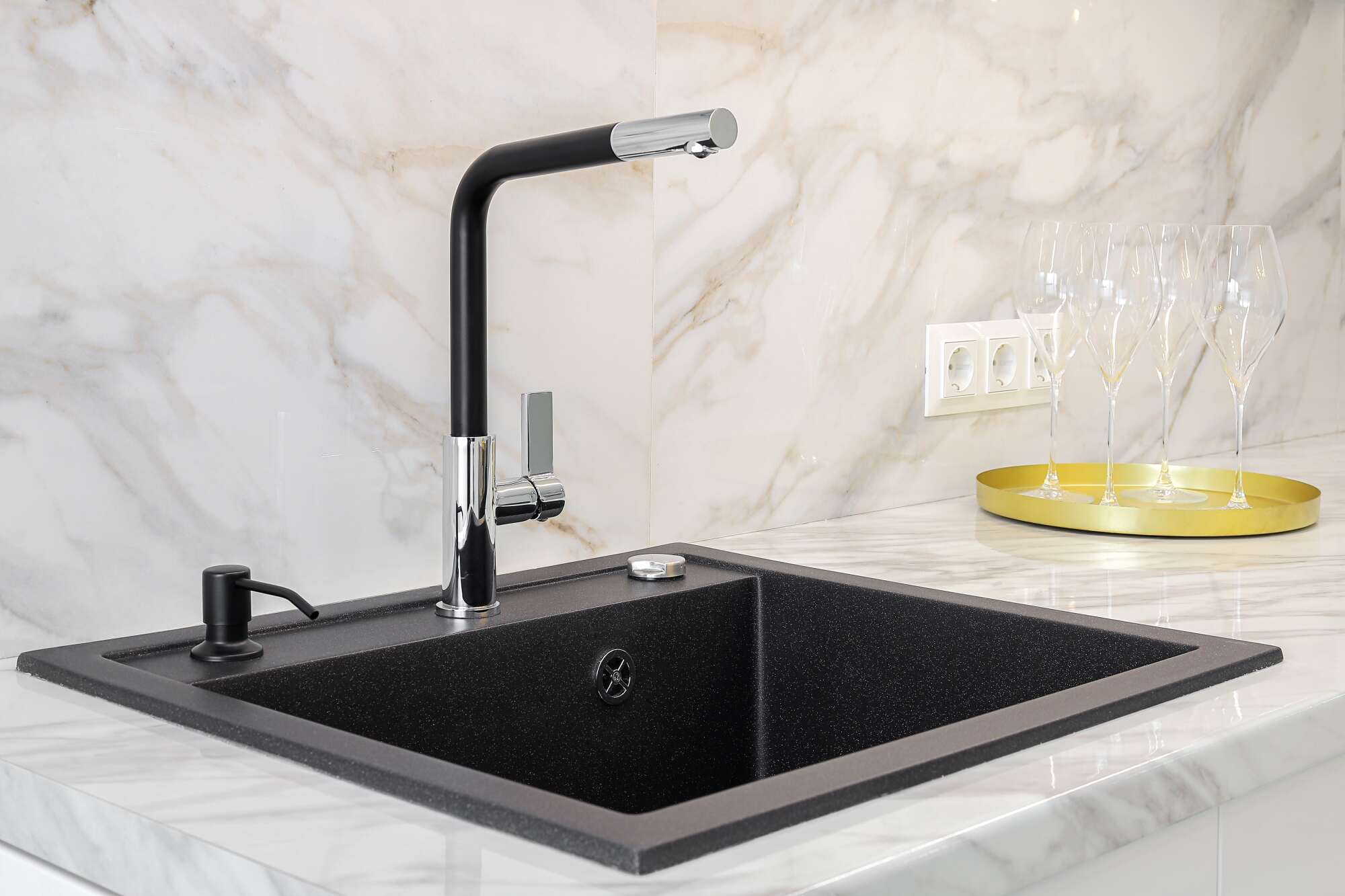 Evier de cuisine en granit