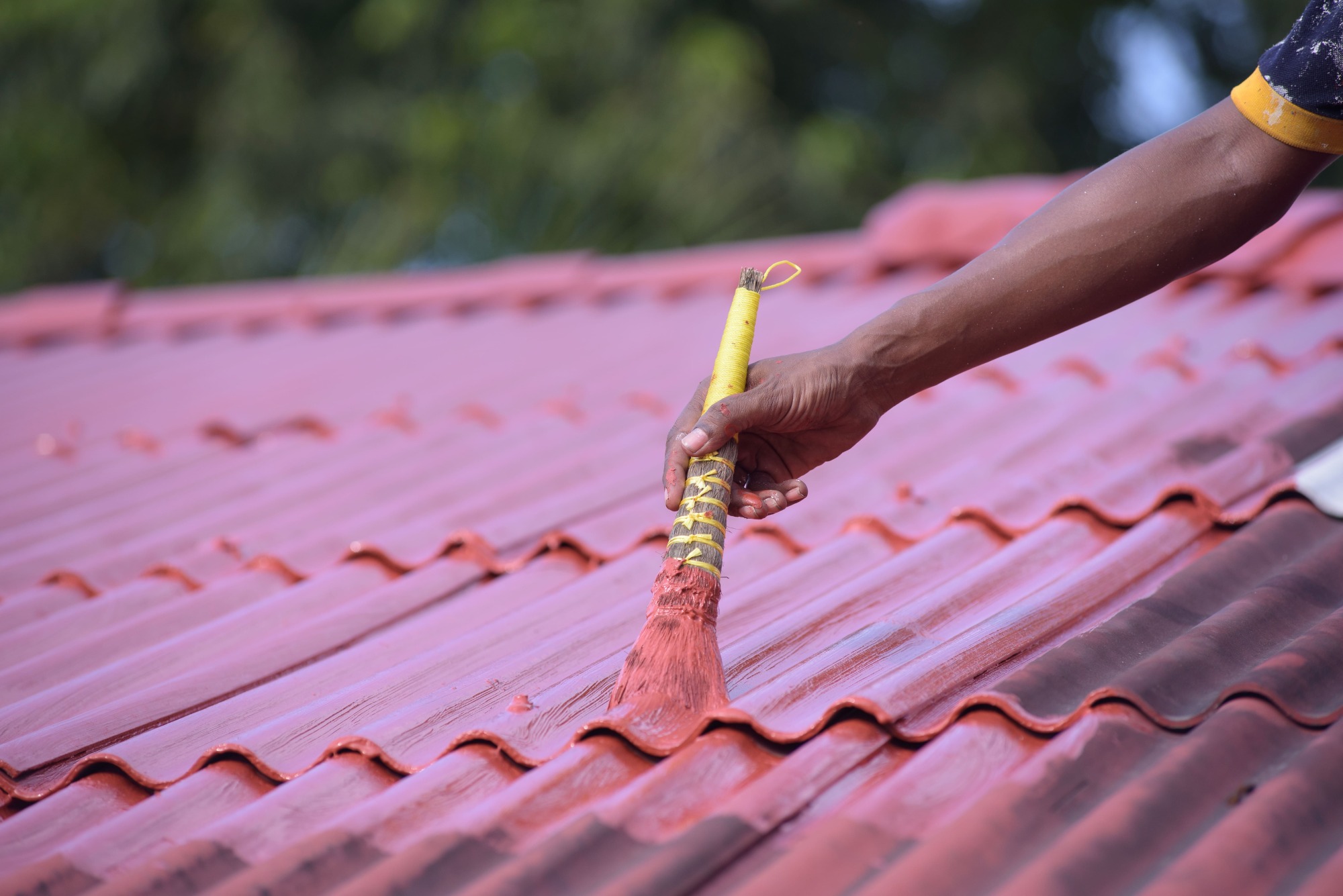 Peinture pour toiture