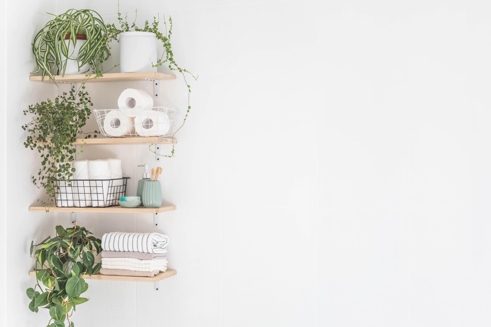 Etagères salle de bain