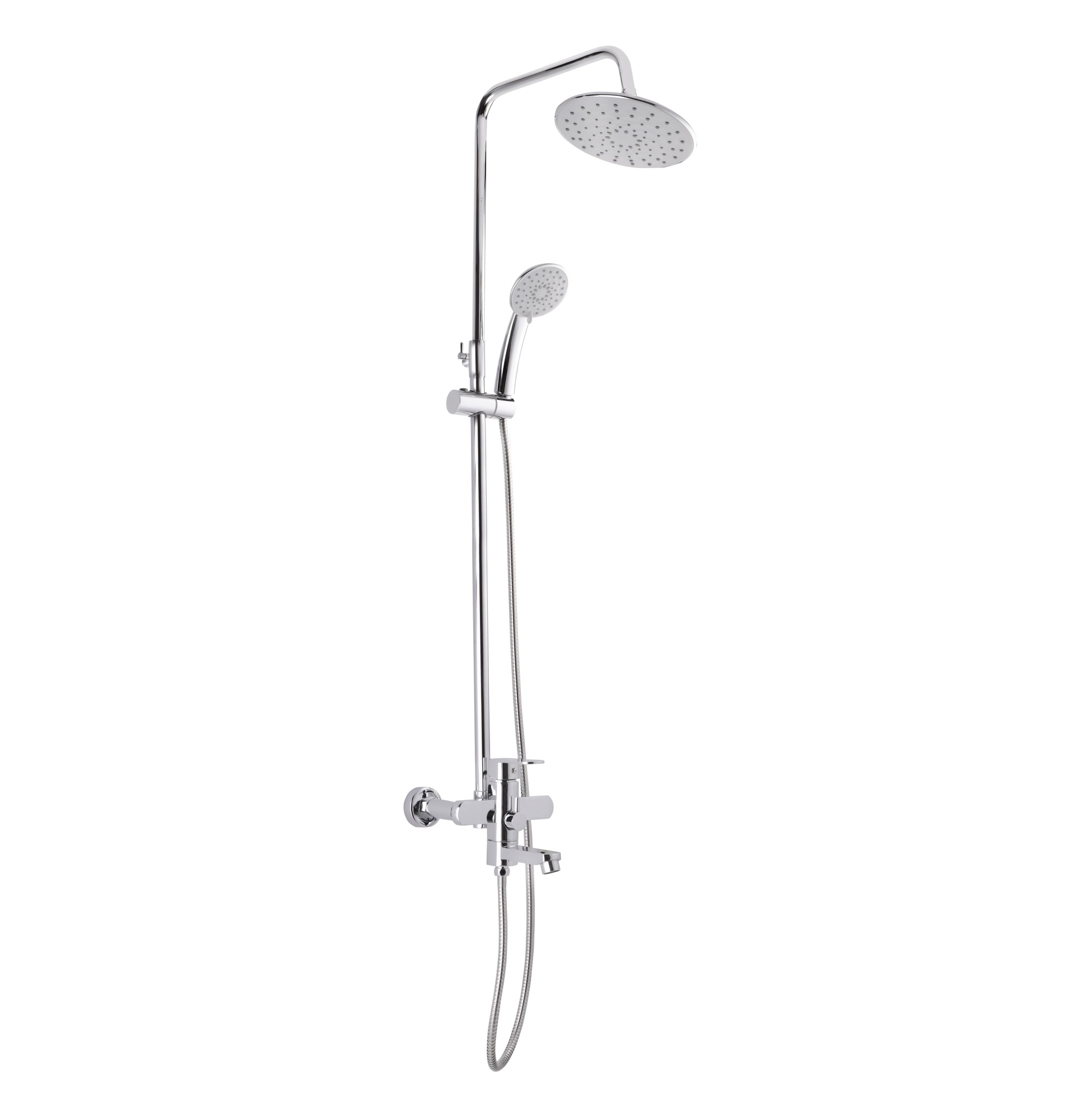 Pose colonne de douche thermostatique Hansgrohe Showerpipe Crometta douche de tête Ø160 Crometta Vario