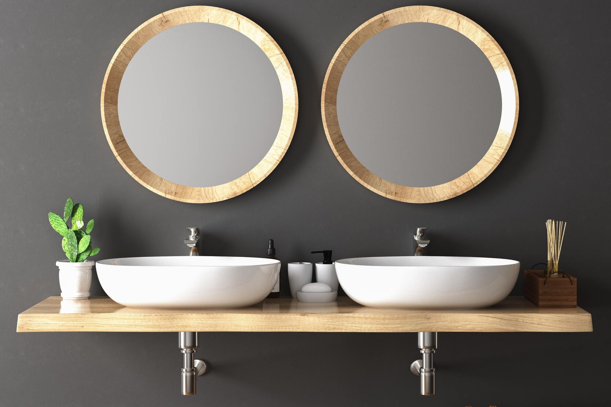 Fourniture et pose double vasque à poser Duravit