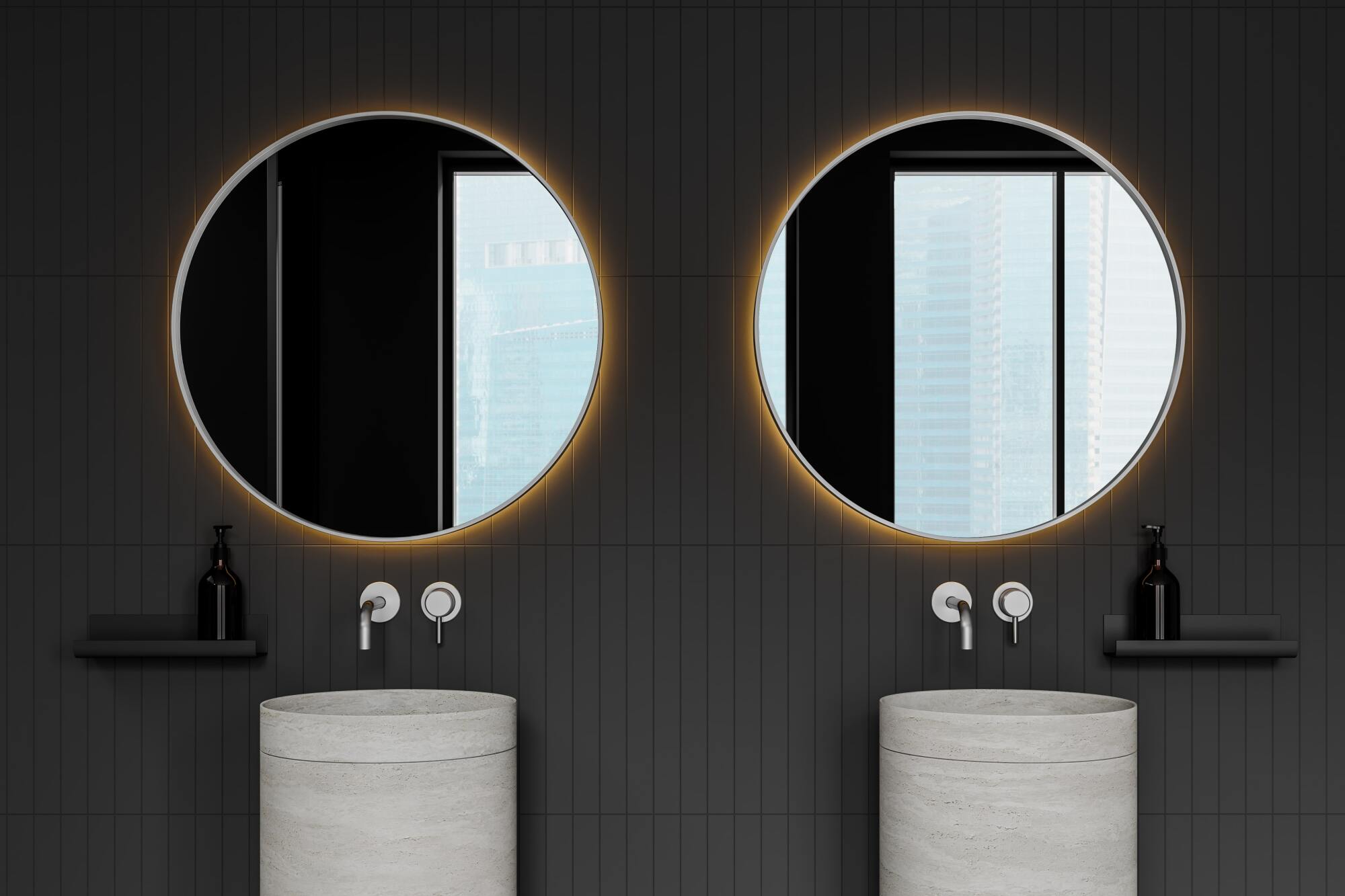 Fourniture et pose double vasque à poser Jacob Delafon