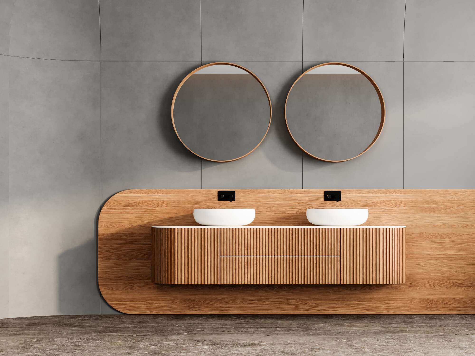 Fourniture et pose double vasque à poser Vidaxl