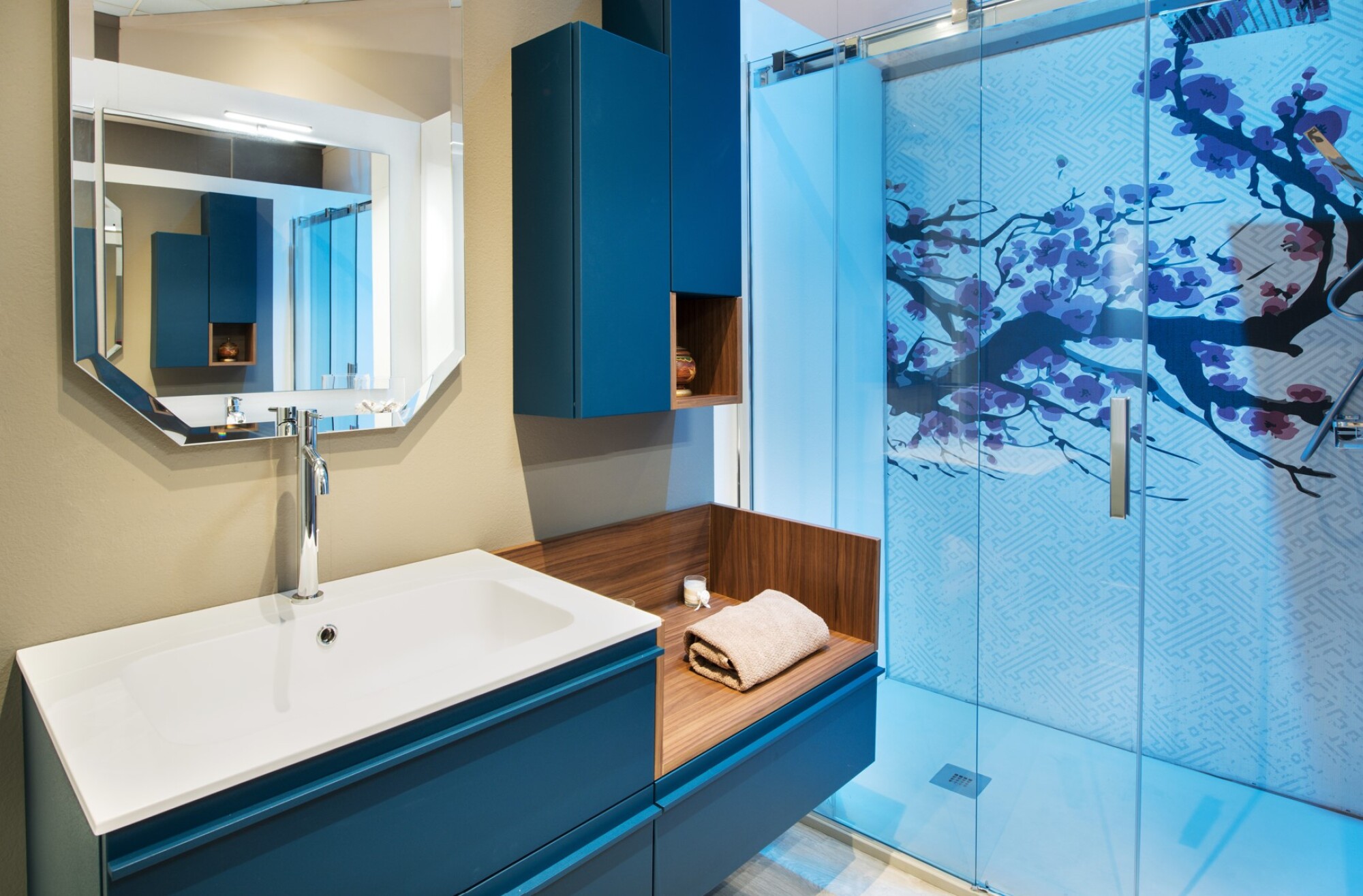 Fourniture et pose de meuble simple vasque Cosyneo