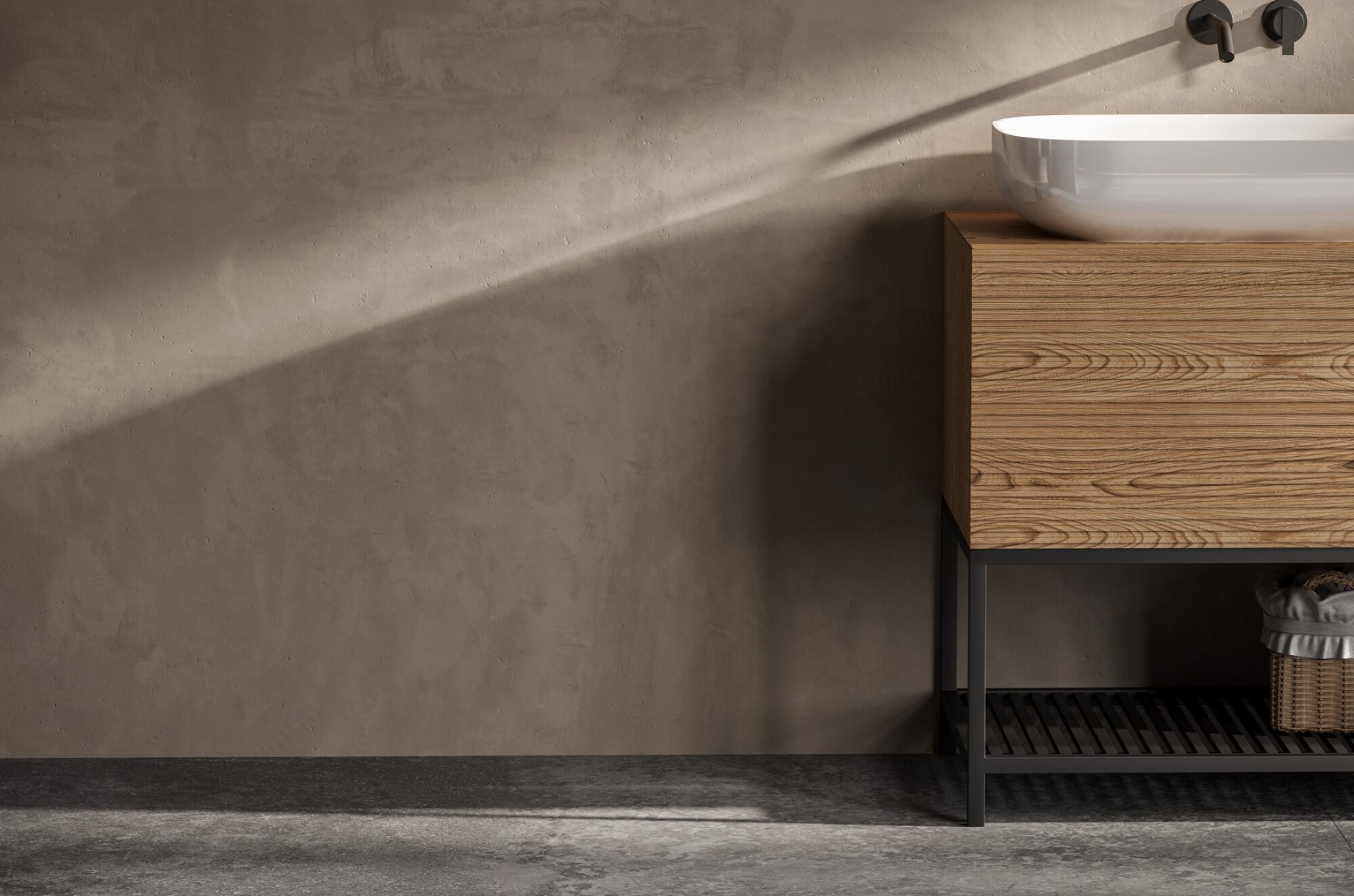 Installation de meuble en stratifié